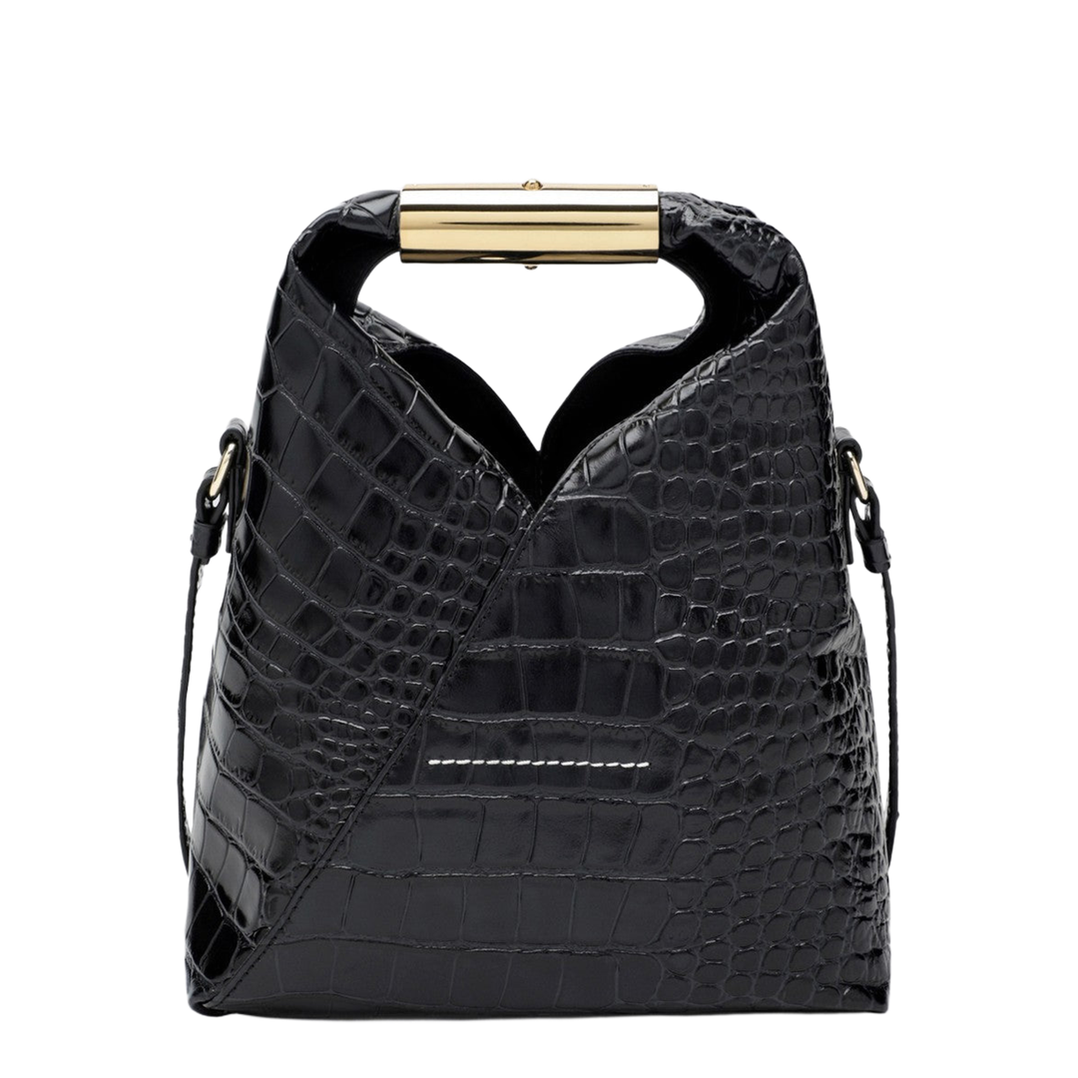 Japanese Small - Black Croc-Embossed Calf - Image 2