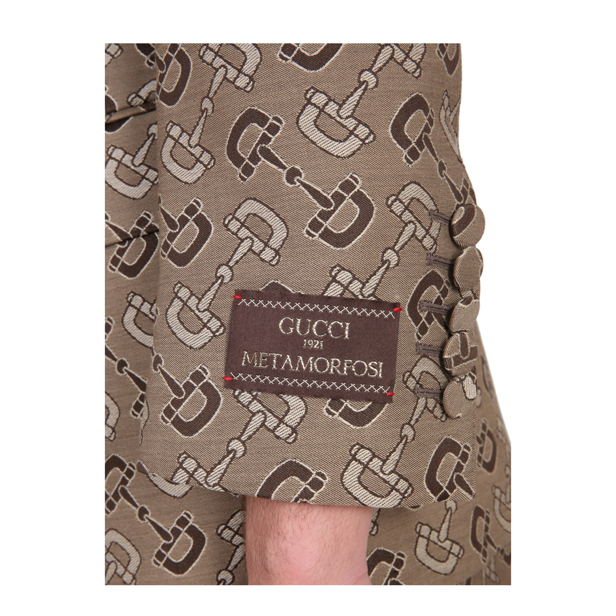 Maxi Clamp Pattern Cotton Jacket - Image 4