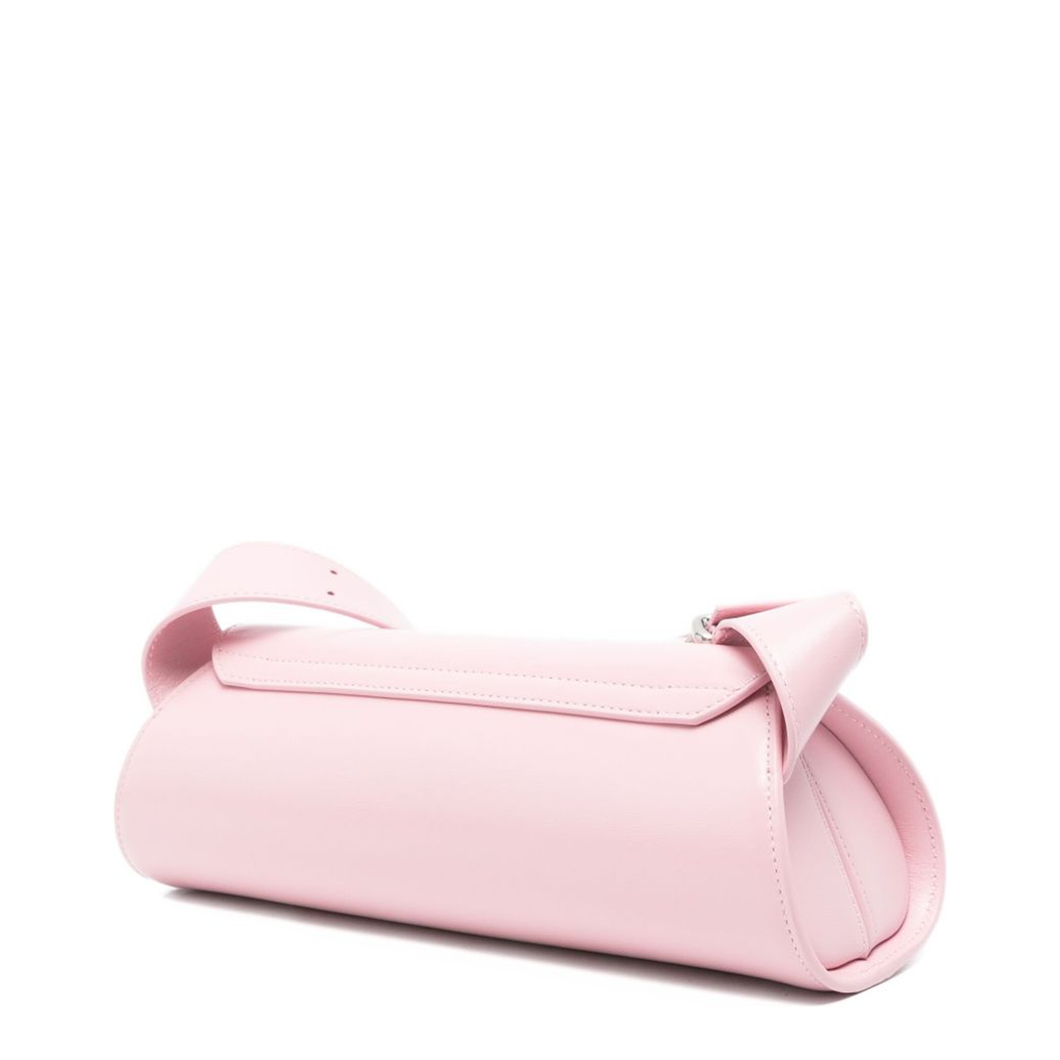 Cannolo Small Calf Leather Shoulder Bag - Pink - Image 3