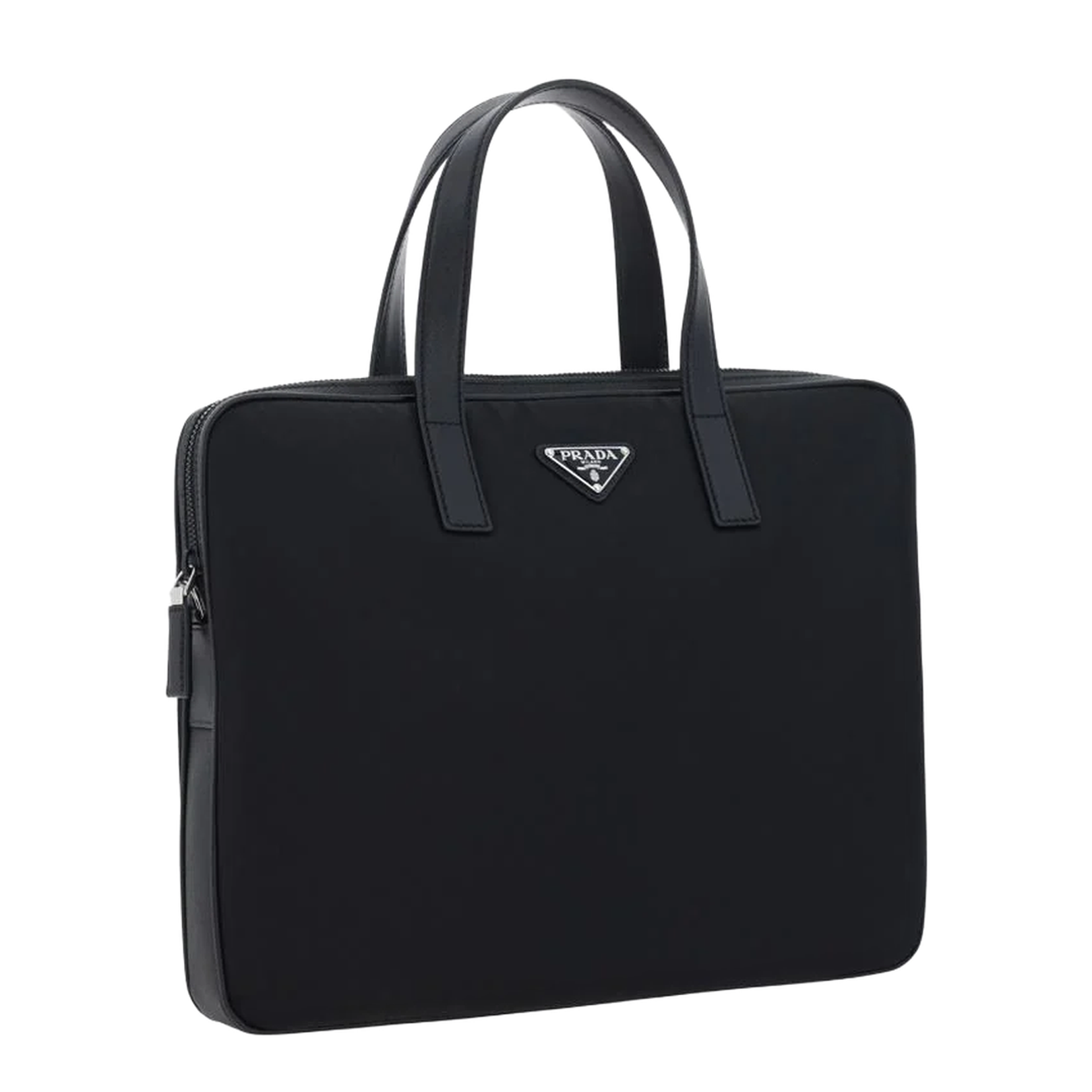 Re-Nylon Leather-Trimmed Briefcase - Image 2