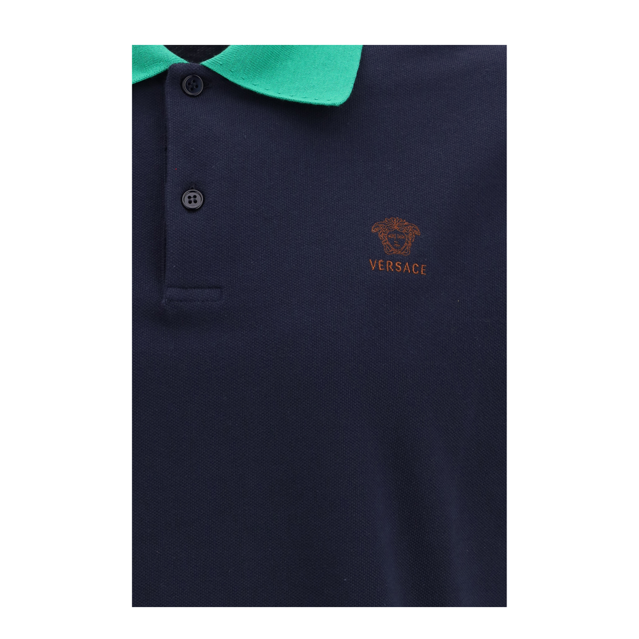 Polo in Cotton Piqué with Embroidery - Image 3