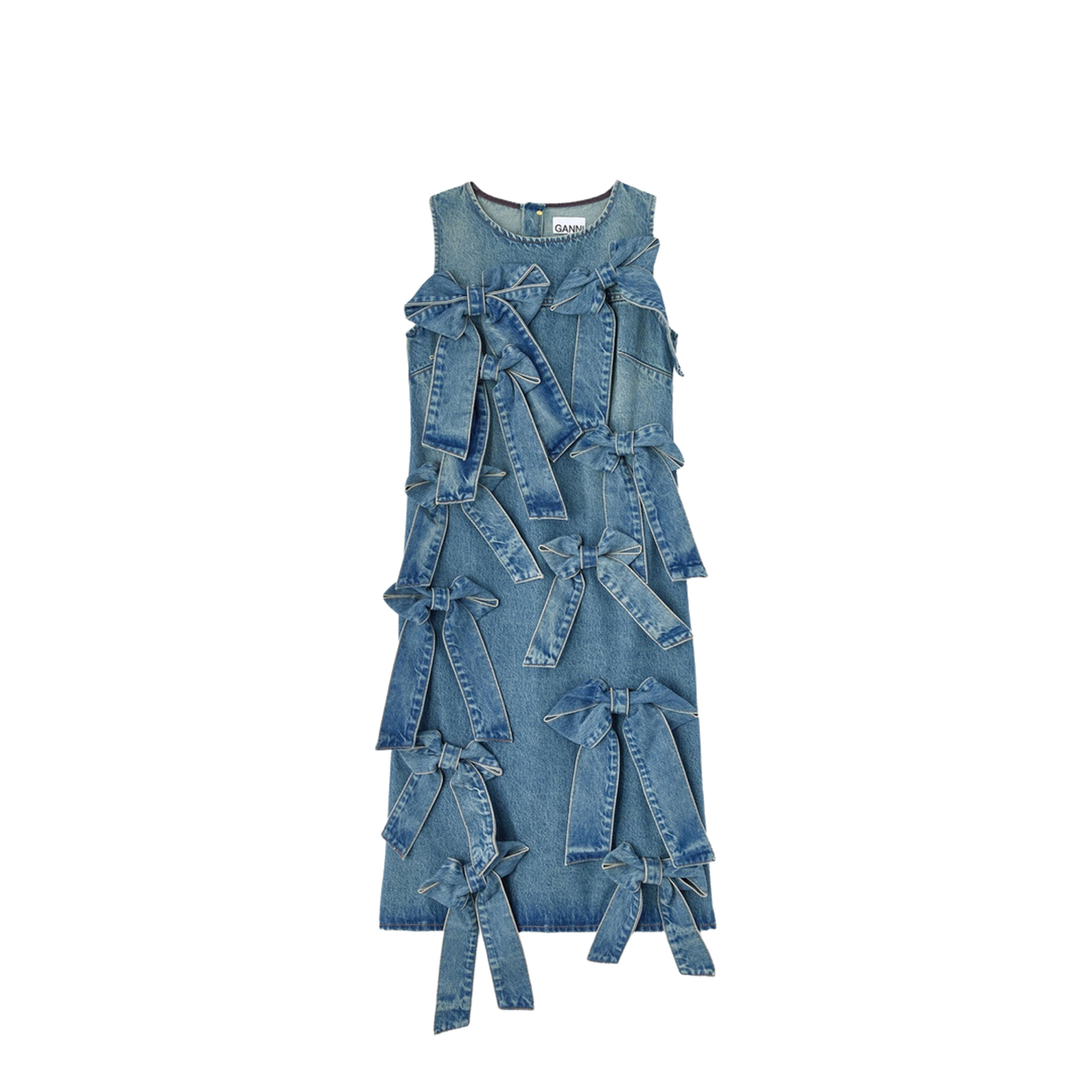 Cotton Denim Dress - Image 1