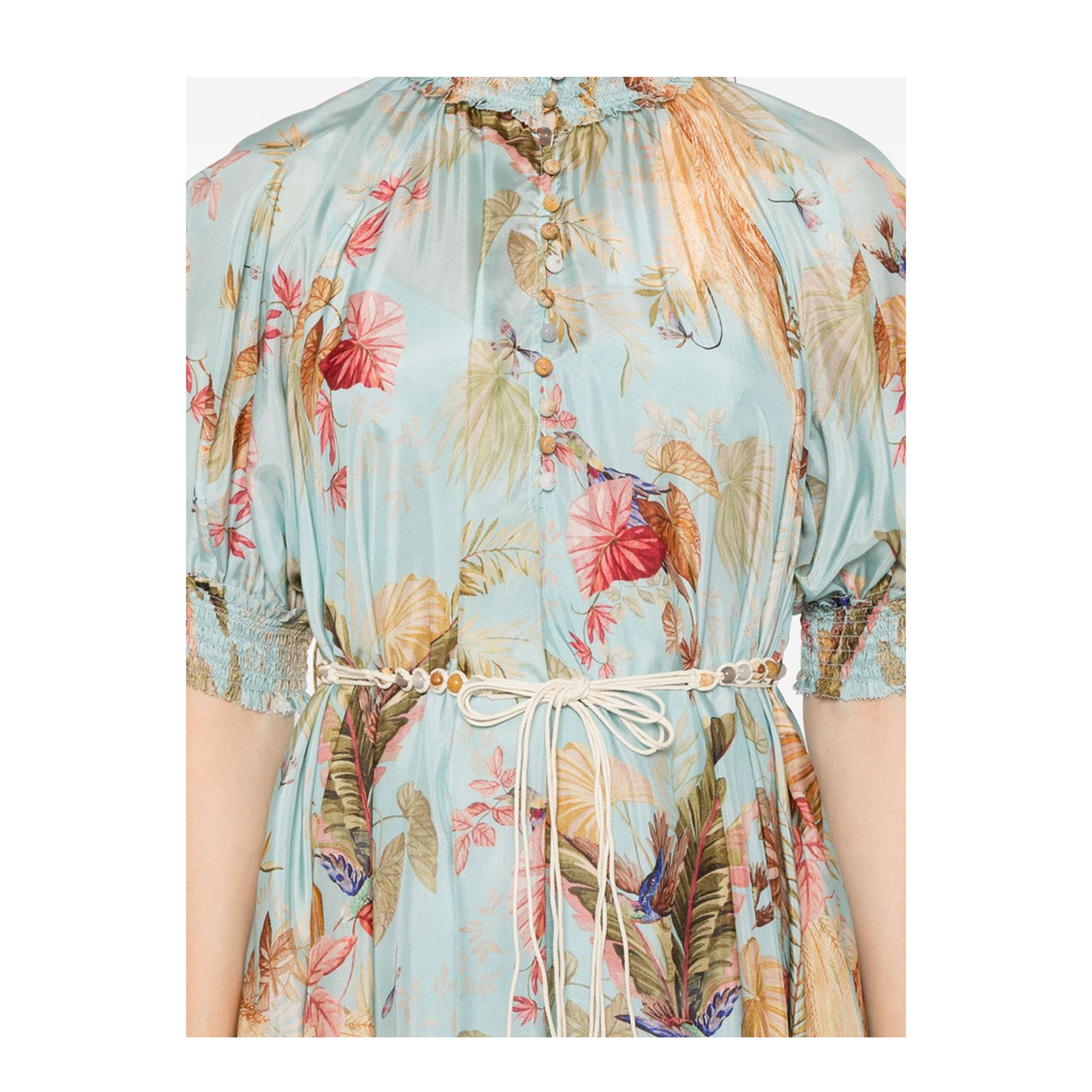 Ascension Printed Silk Dress - Image 3