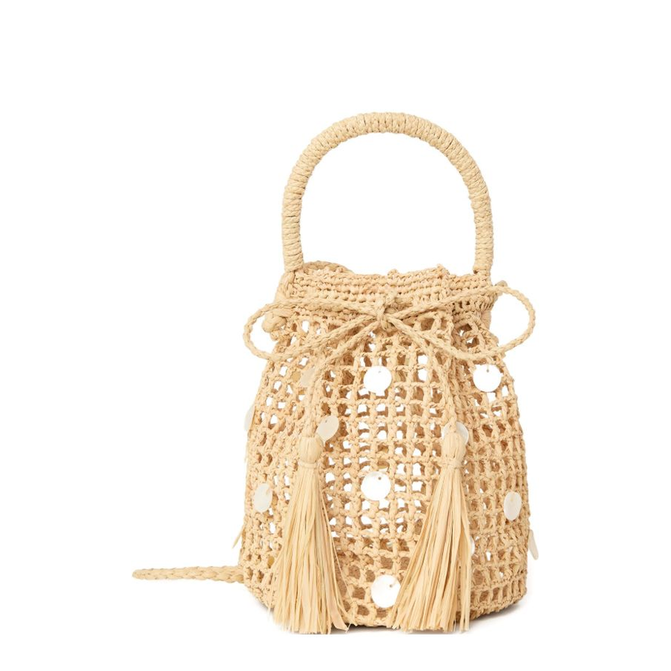Rafia Bucket Bag - Image 1