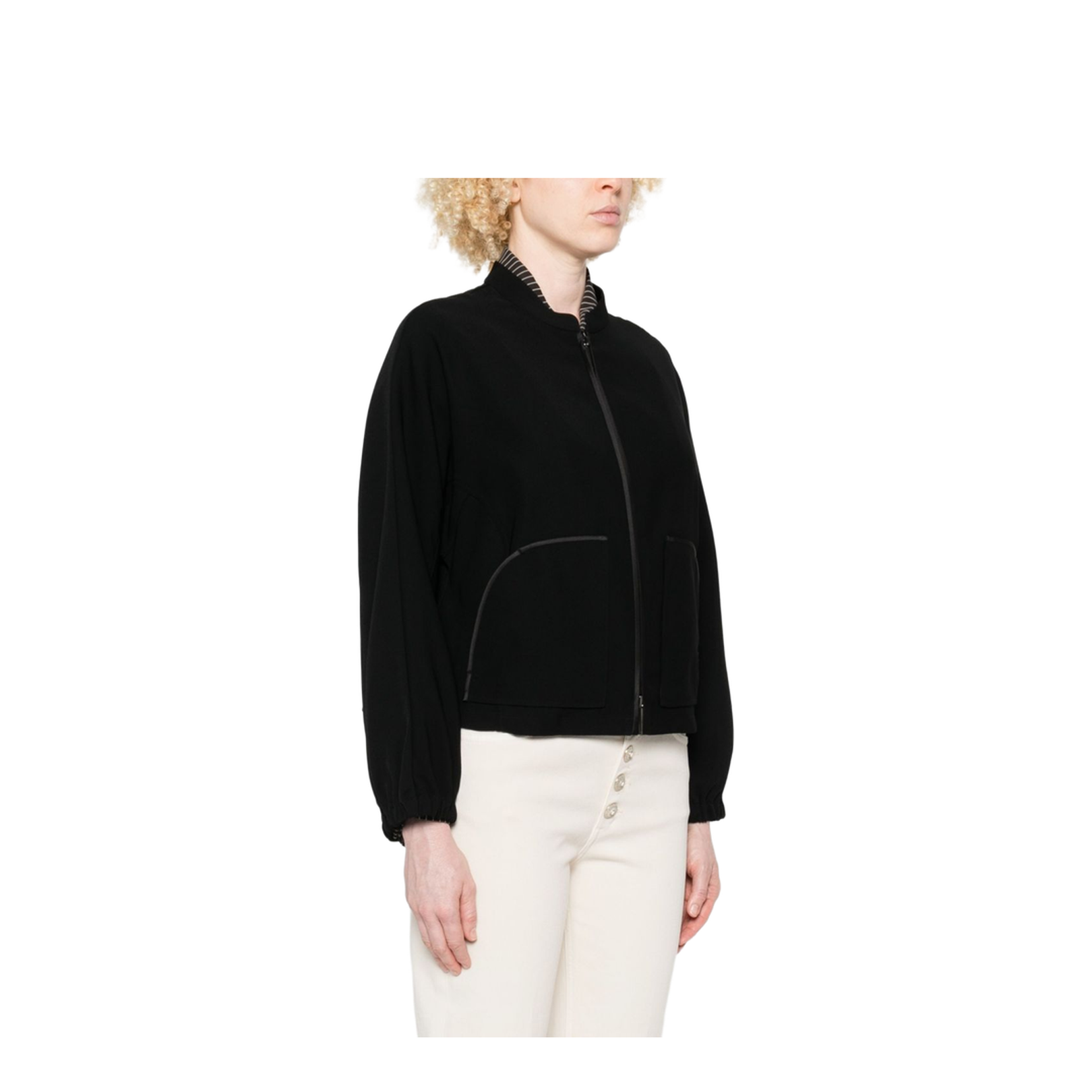 Technical Cady Blouson with Logo Embroidery - Image 2