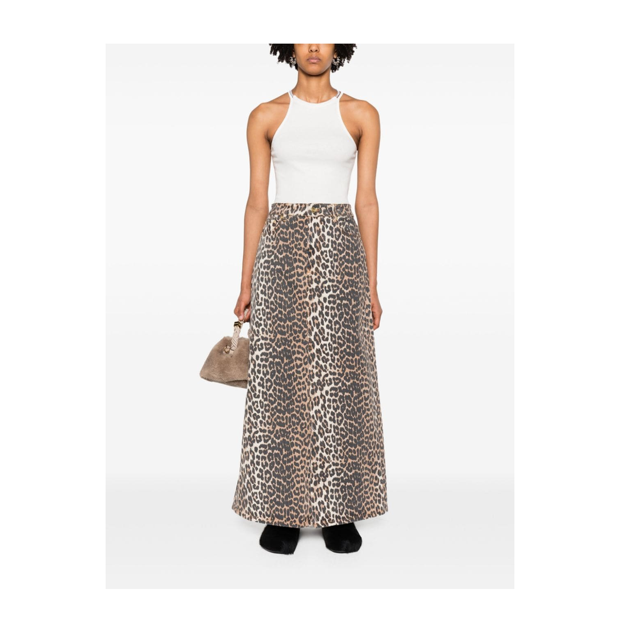 Skirt with Maxi Slit - Image 4