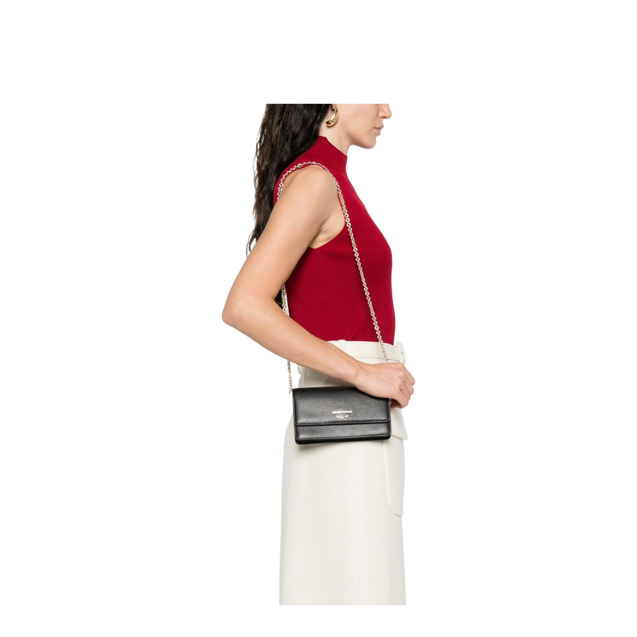 Vivienne Calfskin Crossbody - Nero - Image 5