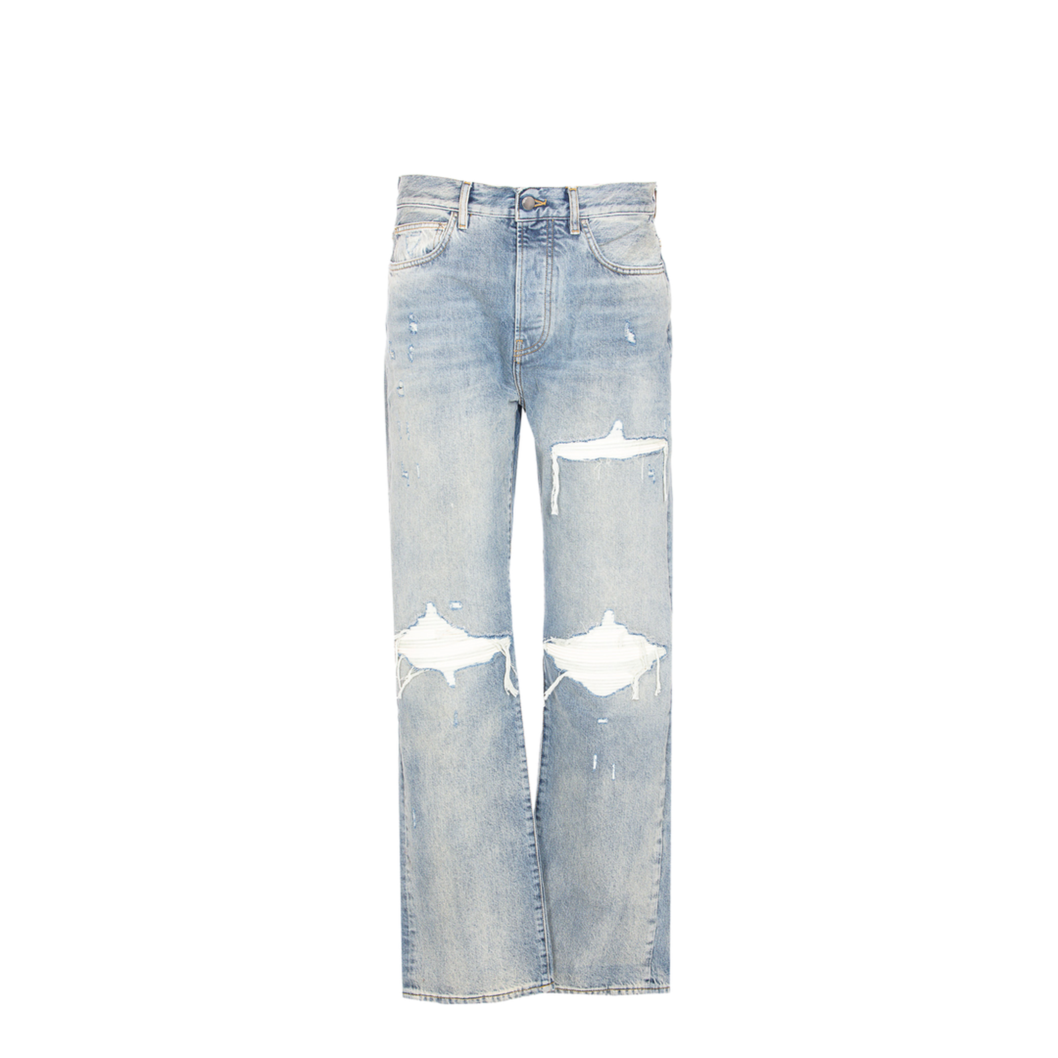 Denim Distressed Jeans - Image 1
