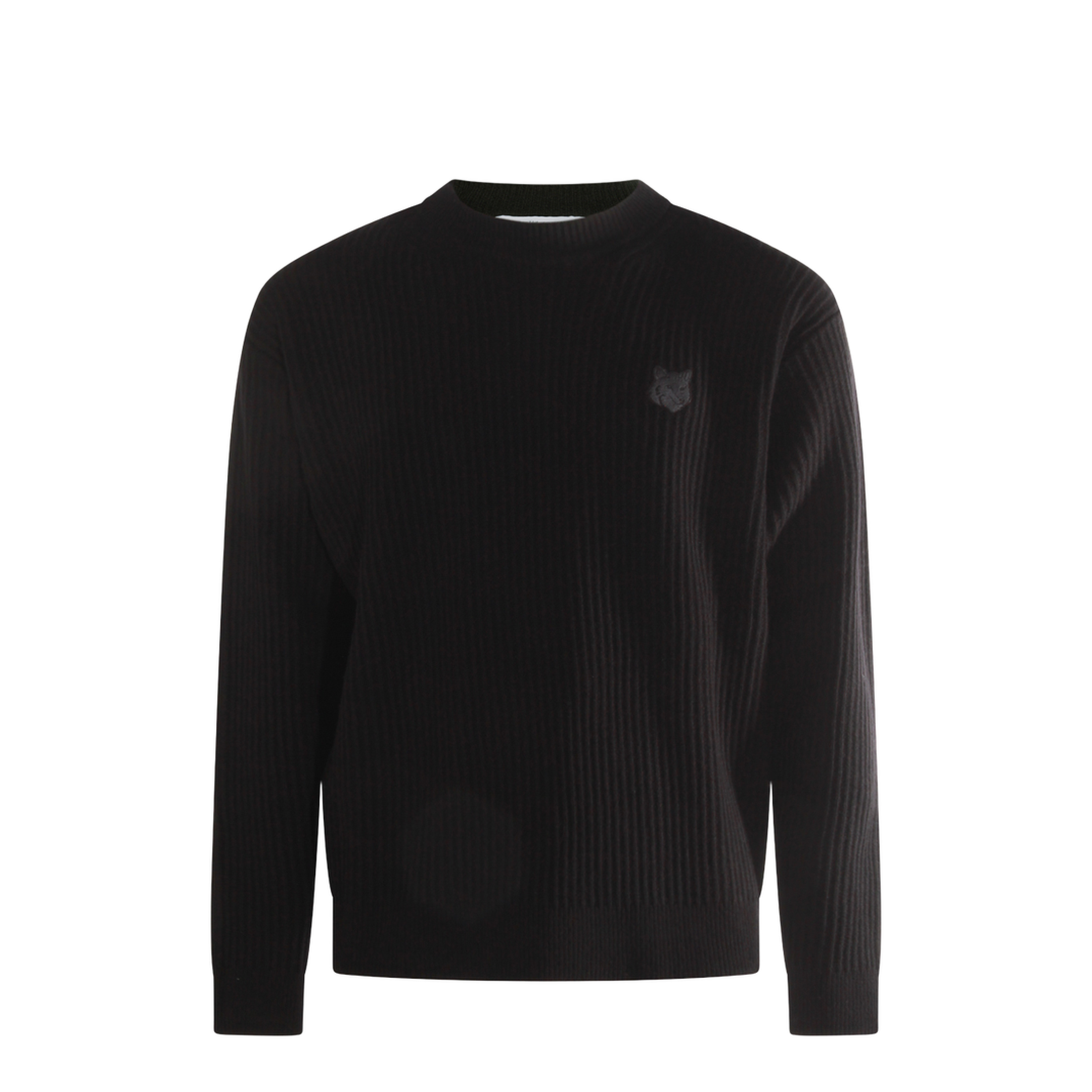 Ribbed Knit With Fox Patch - Image 1