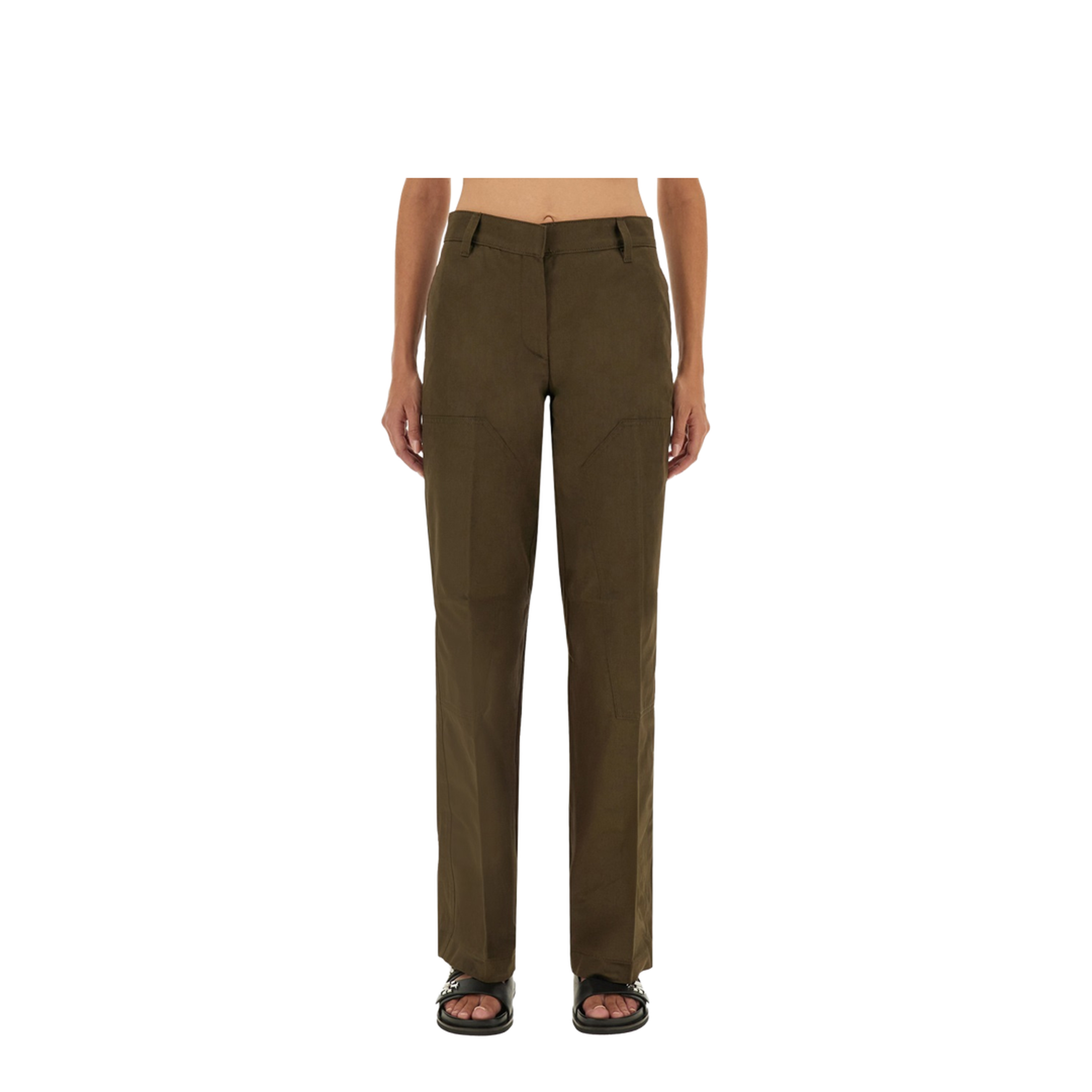 Cargo Trousers - Green - Image 1