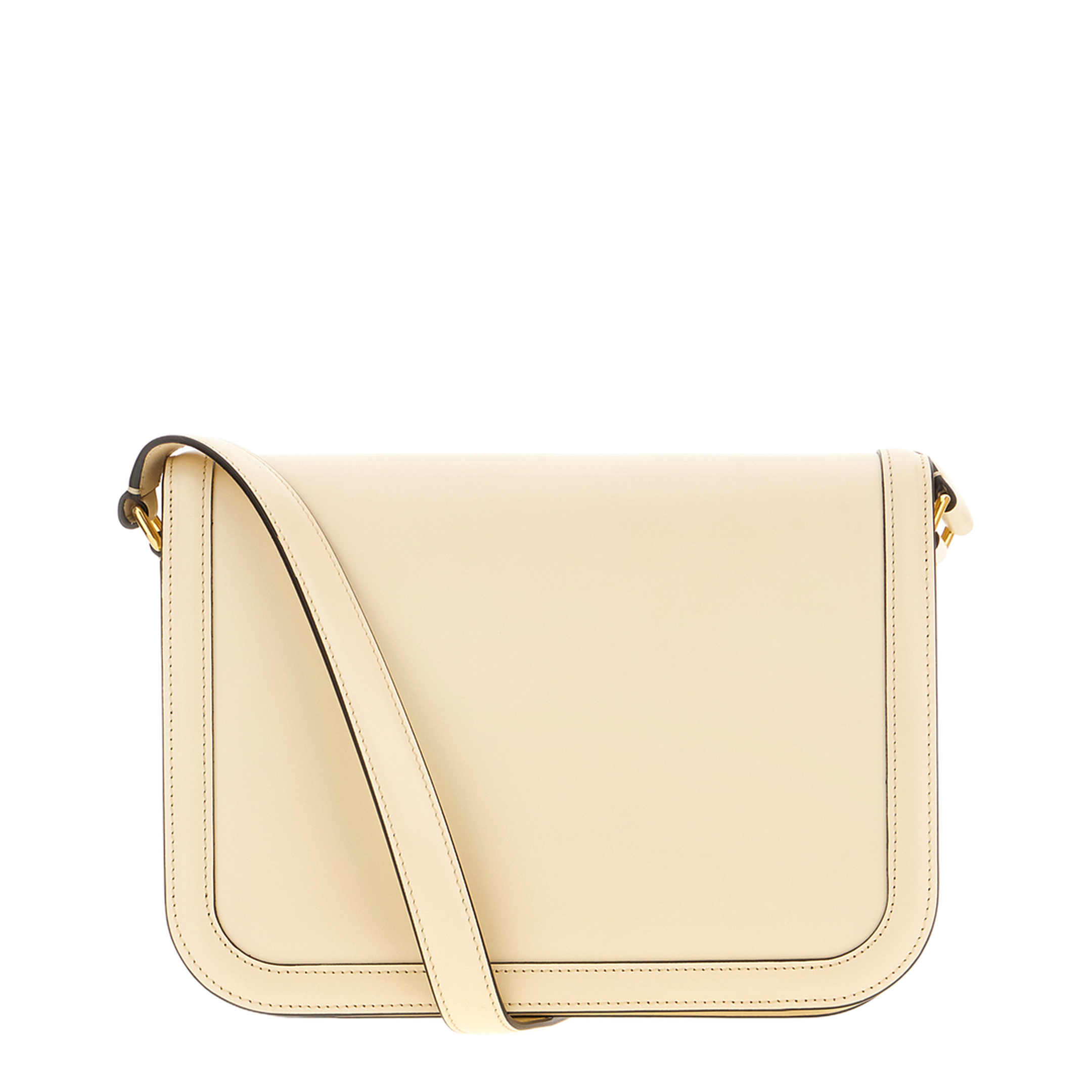 9To5 Medium Smooth Calfskin Shoulder Bag - Milky White - Image 3