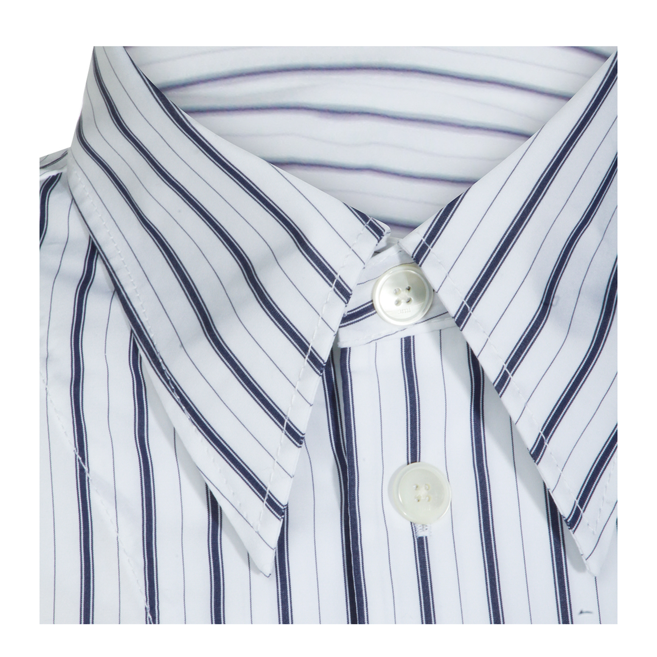 White Striped De Coeur Shirt - Image 7