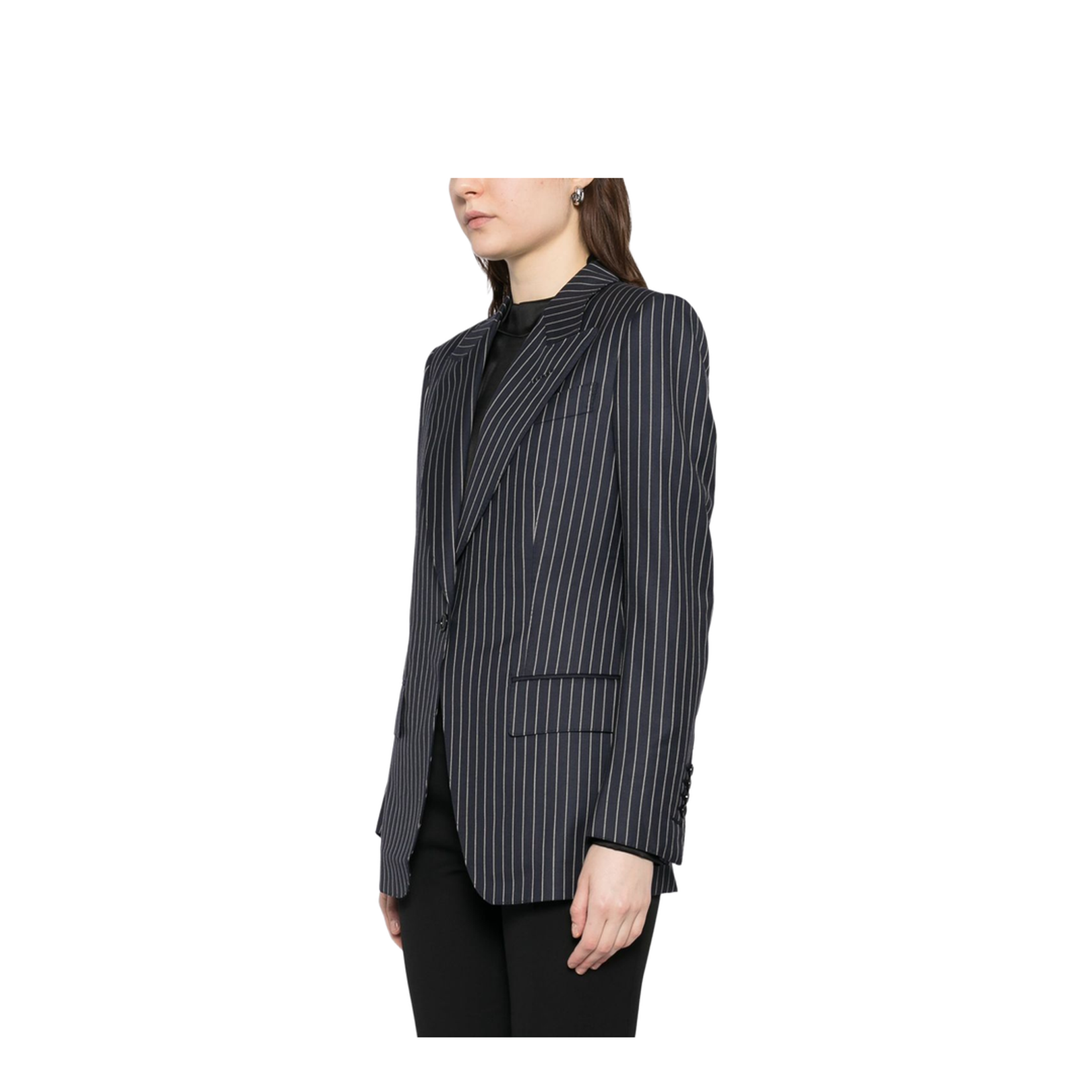 Single Breasted Wool Flannel Jacket - Image 4