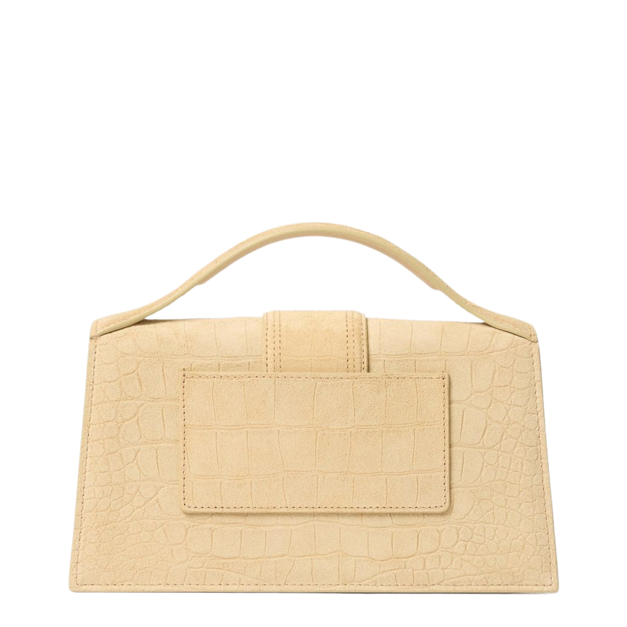 Bambino Large Calf Leather Handbag - Beige - Image 2