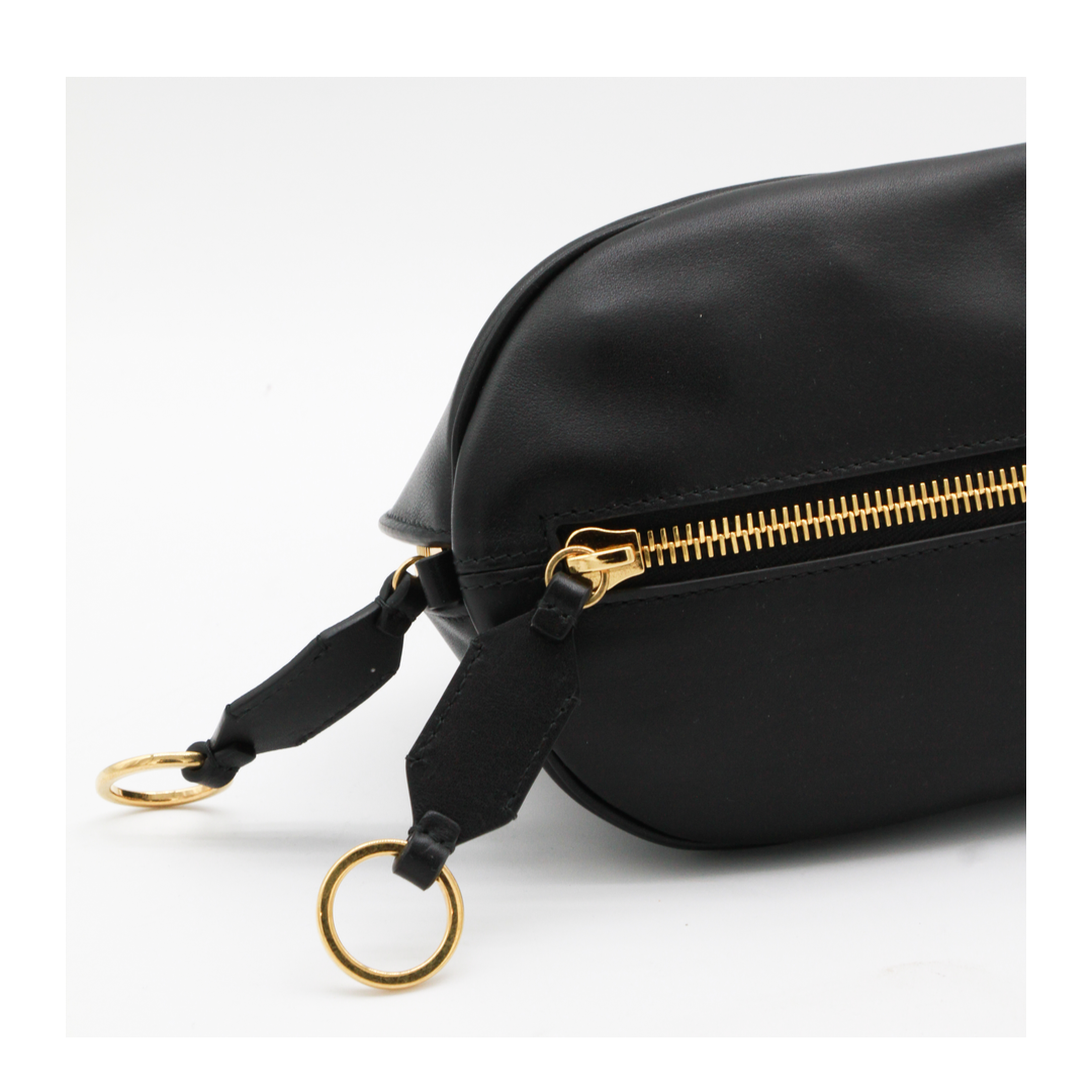 Bolero Mini Smooth Calfskin Bowling Bag - Noir - Image 7