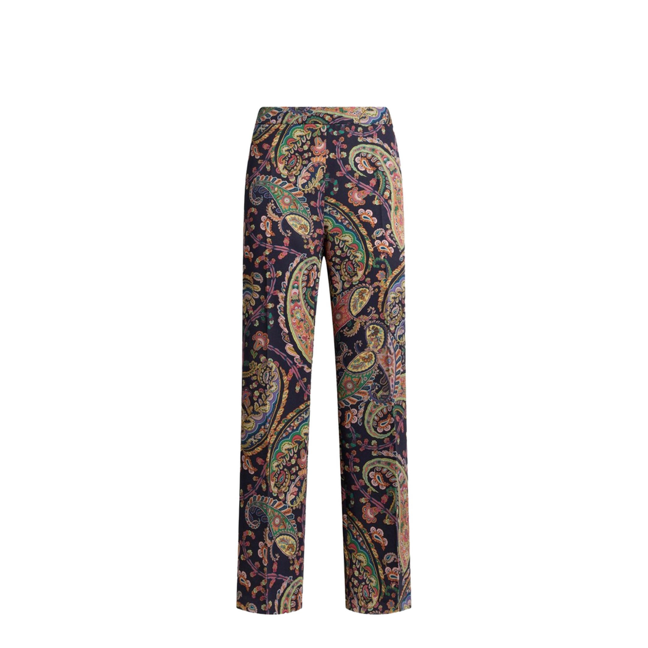 Paisley Foliage Bootcut Pants - Image 1