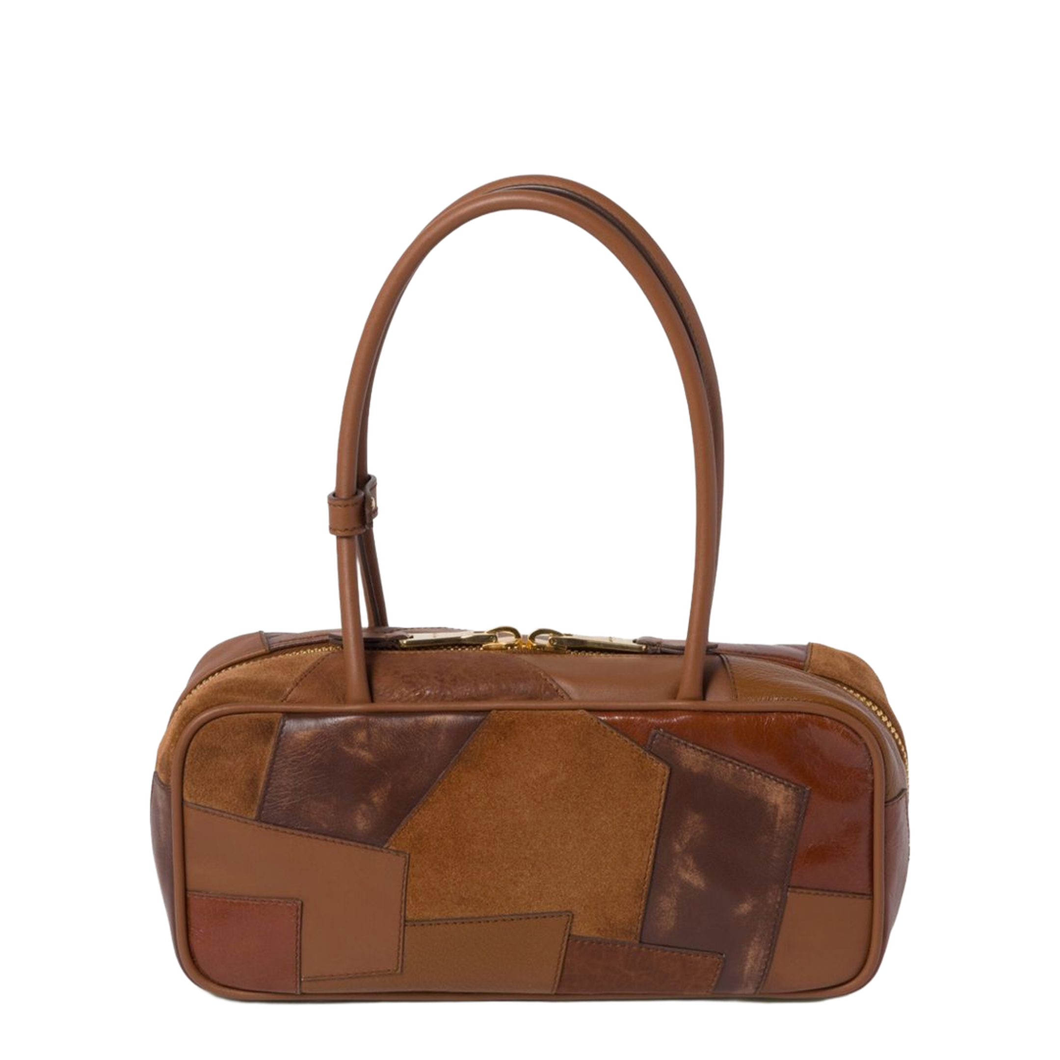 Beau Lambskin Top-Handle Bag - Cognac - Image 4