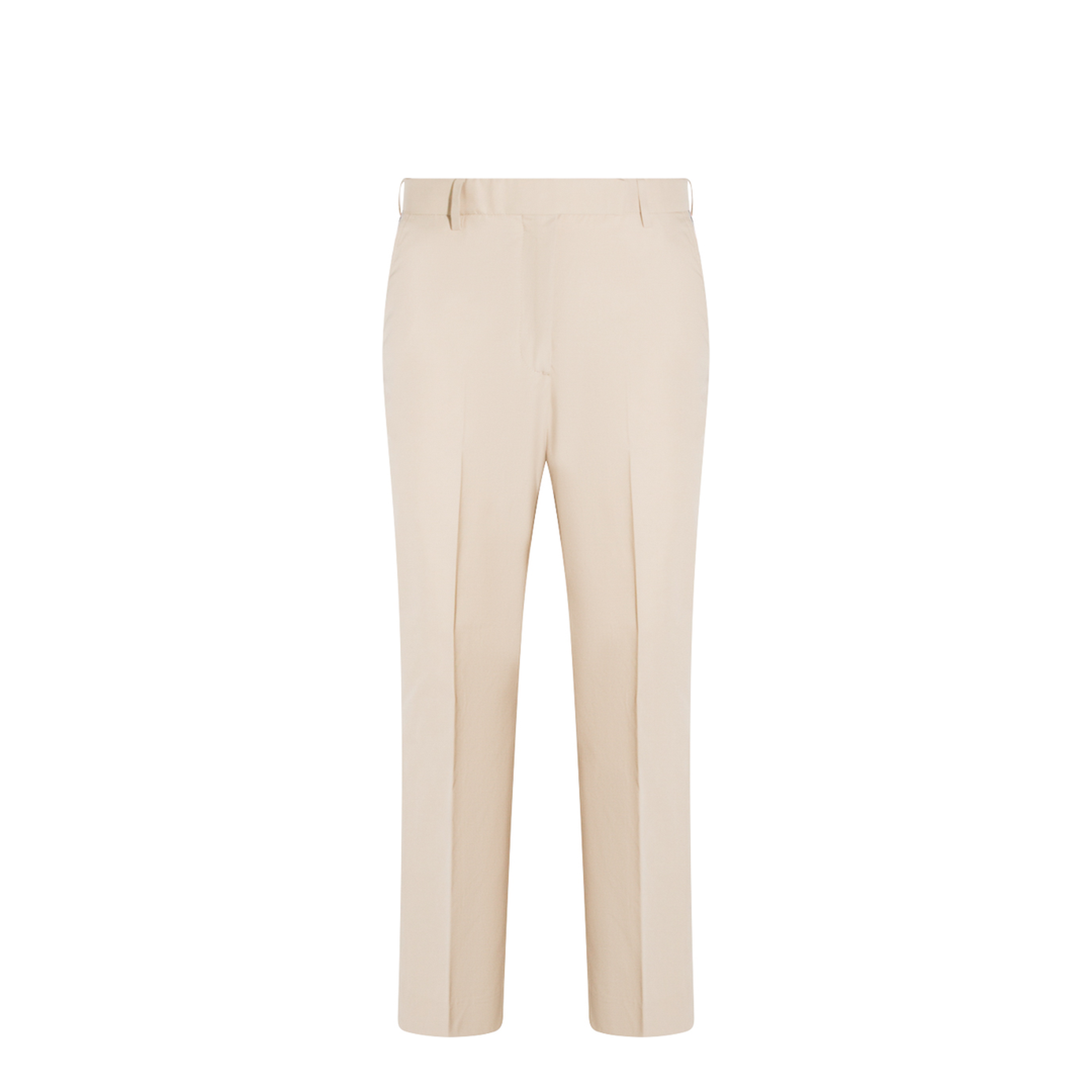 Relaxed Classic Beltloop Trouser With Gg Tape Details In Wrinkle Free Cotton Suiting - Image 1