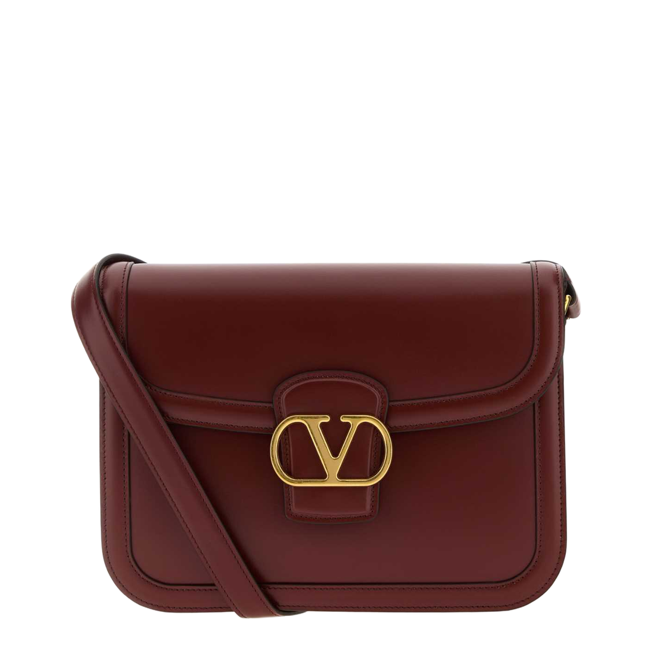 Burgundy Leather 9to5 Shoulder Bag - Image 3