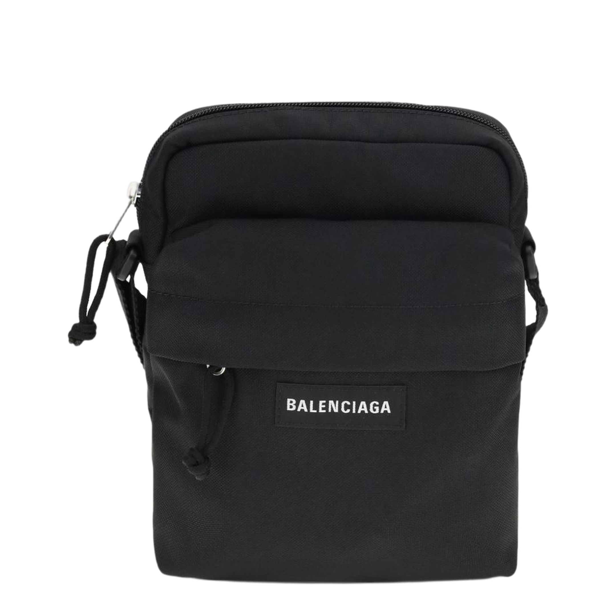 Explorer Recycled Nylon Crossbody Pouch - Black - Image 1