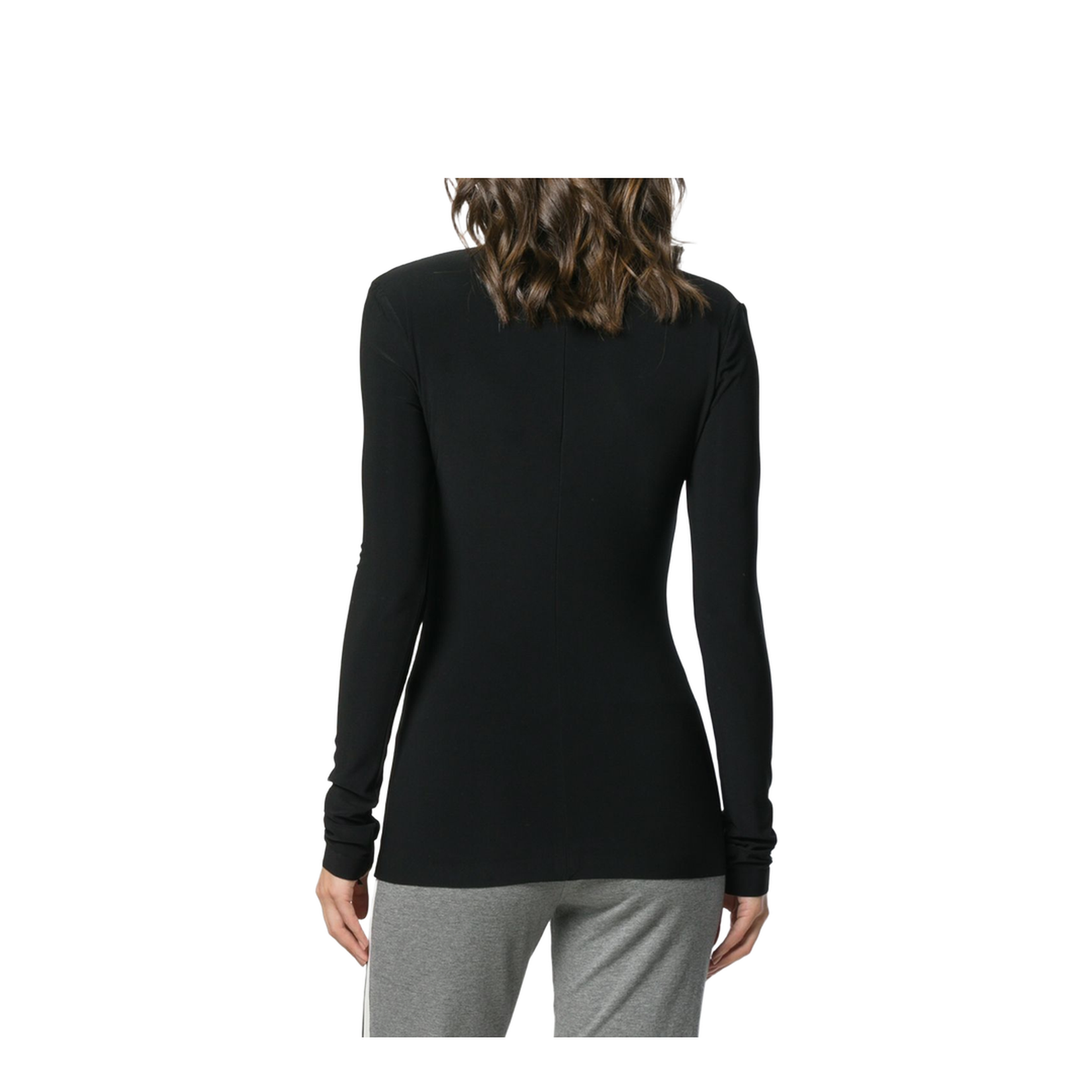 Slim Fit Long Sleeve Turtle Top - Image 4