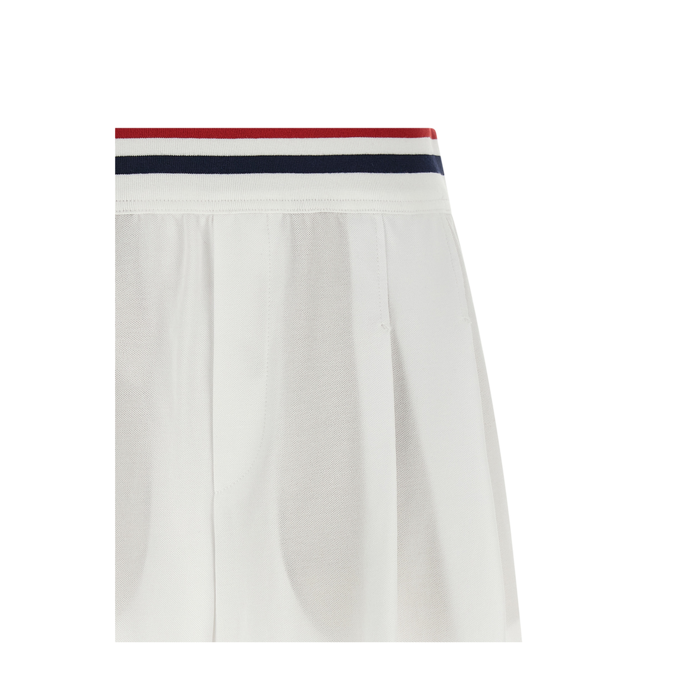 Elasticated-Waist Shorts White - Image 3
