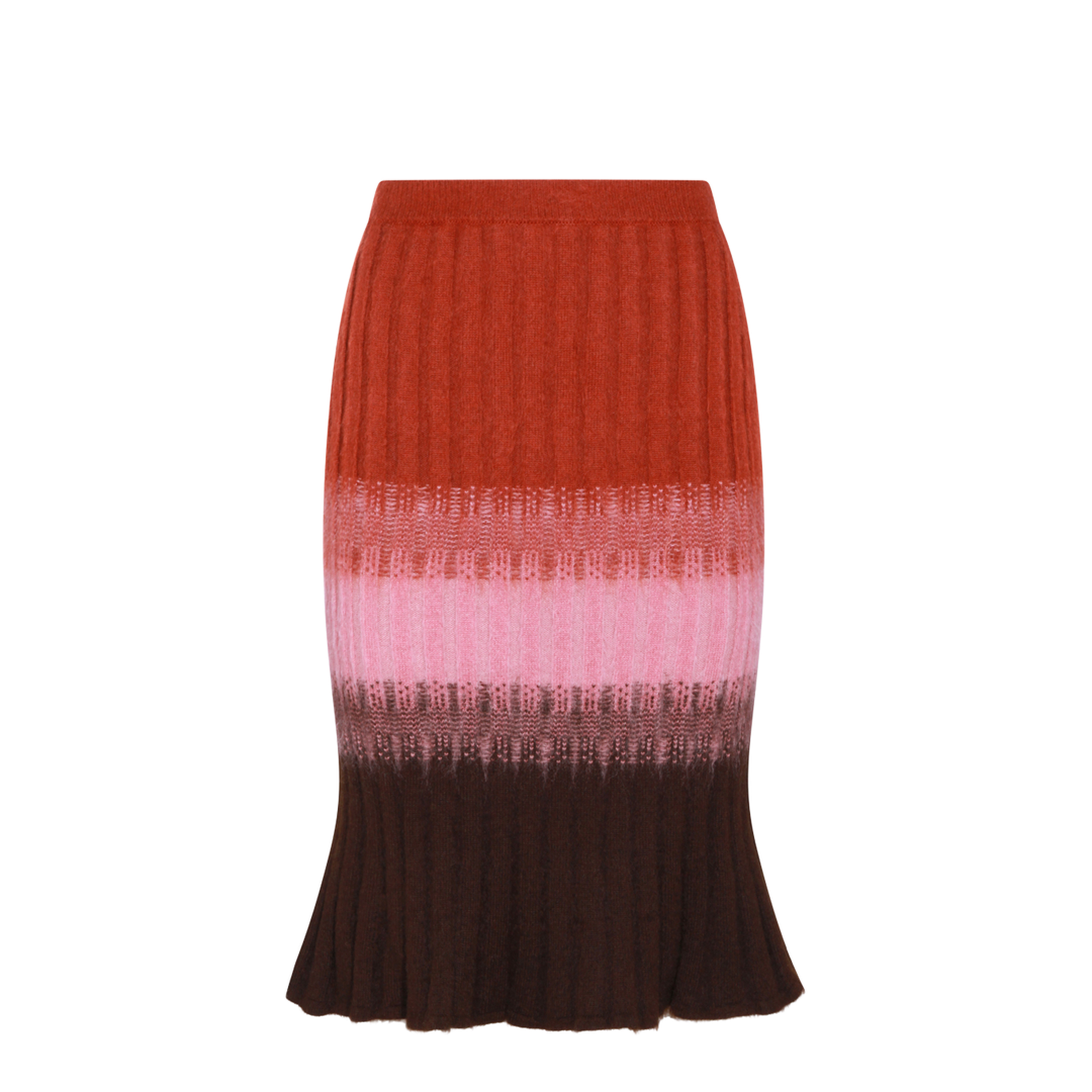 Multicoloured Mohair and Wool Skirt - Image 1