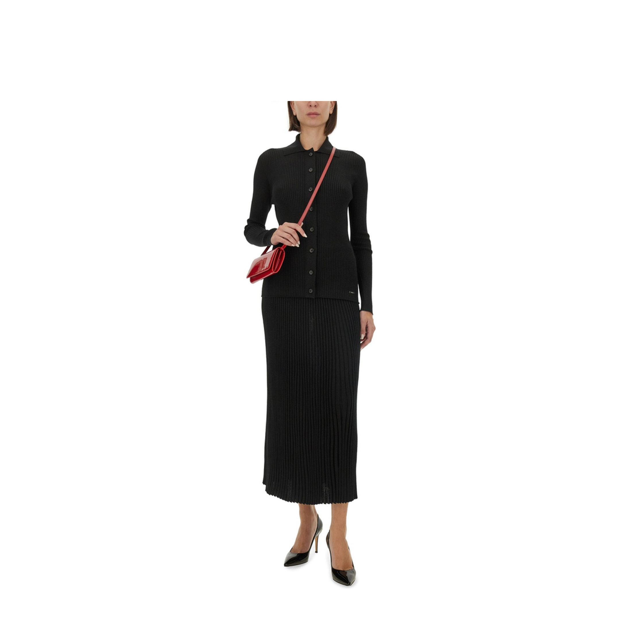 Ribbed Sweater Black - Image 2
