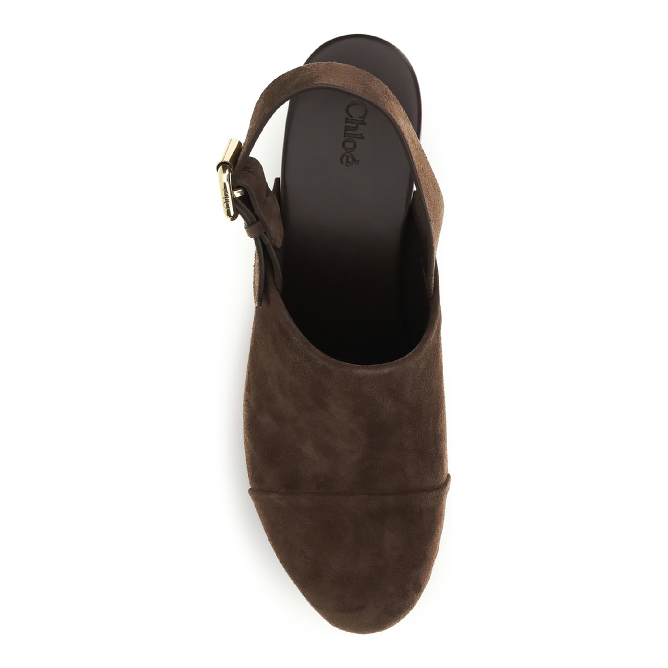 Jeannette Wedge Clogs In Glossy Calfskin - Image 4