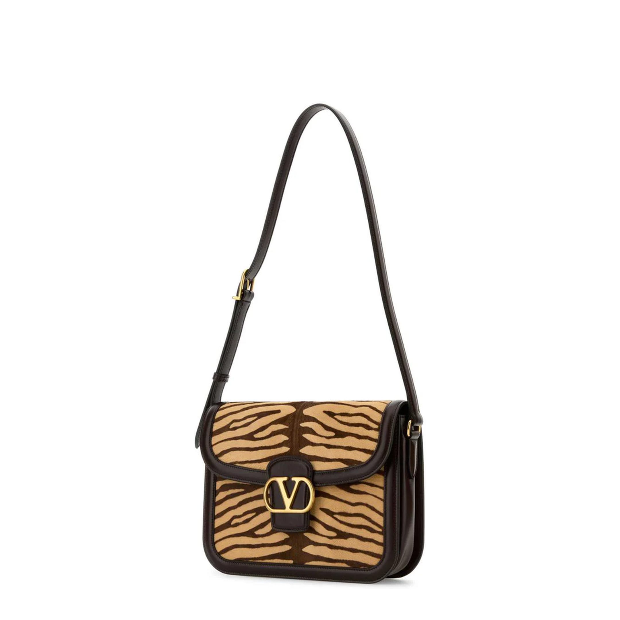 Two-tone Calf Hair And Leather 9to5 Shoulder Bag - Image 2