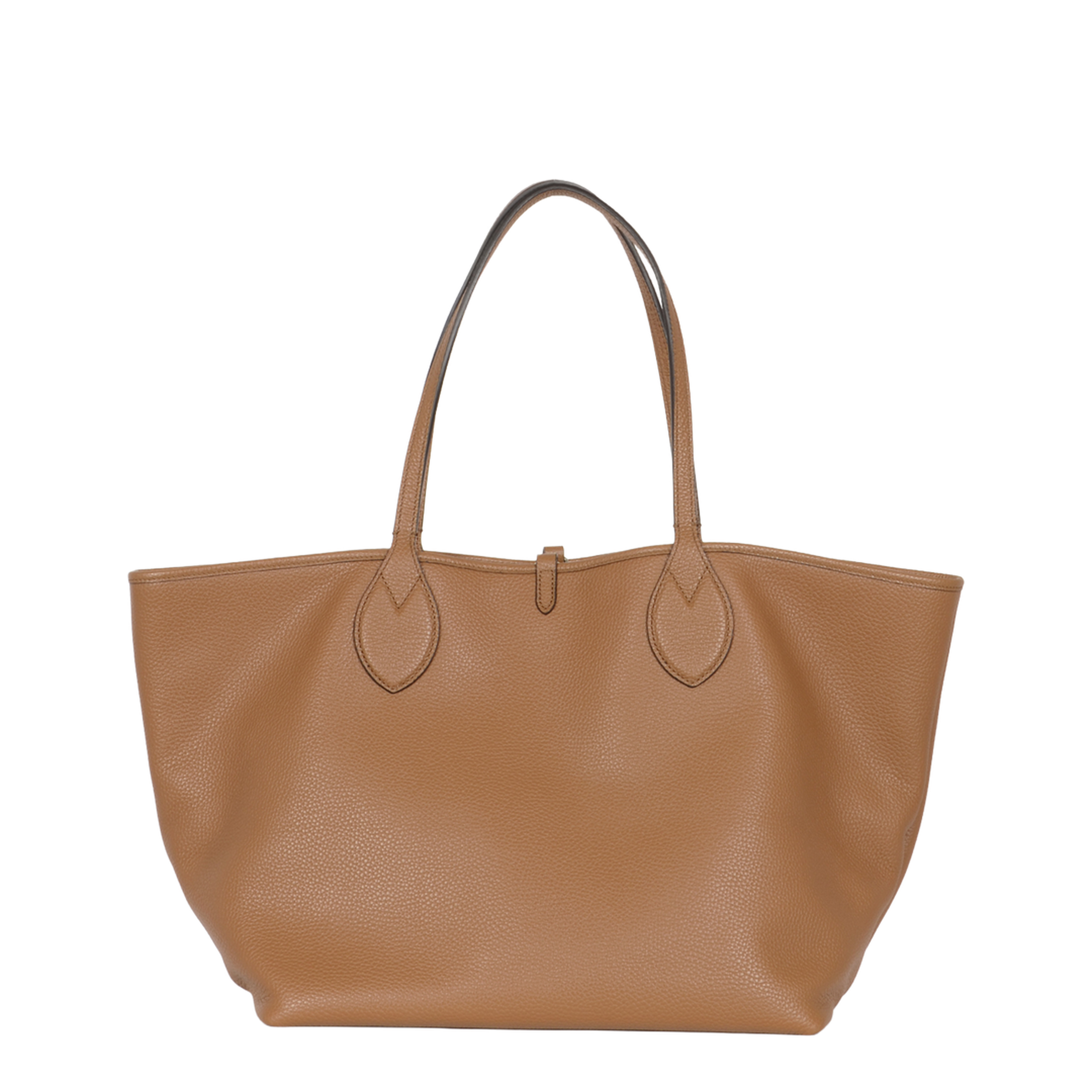 Totissima Large Leather Tote Bags - Brown - Image 4