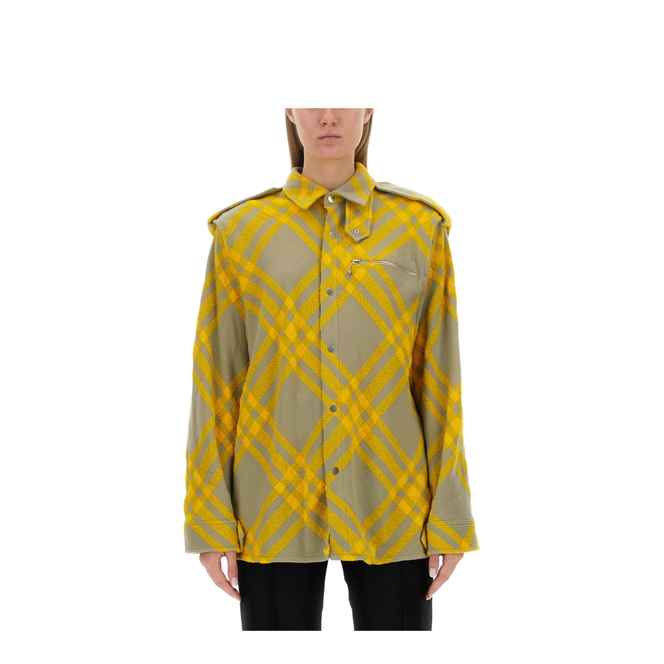 Shirt with Check Pattern - Image 1