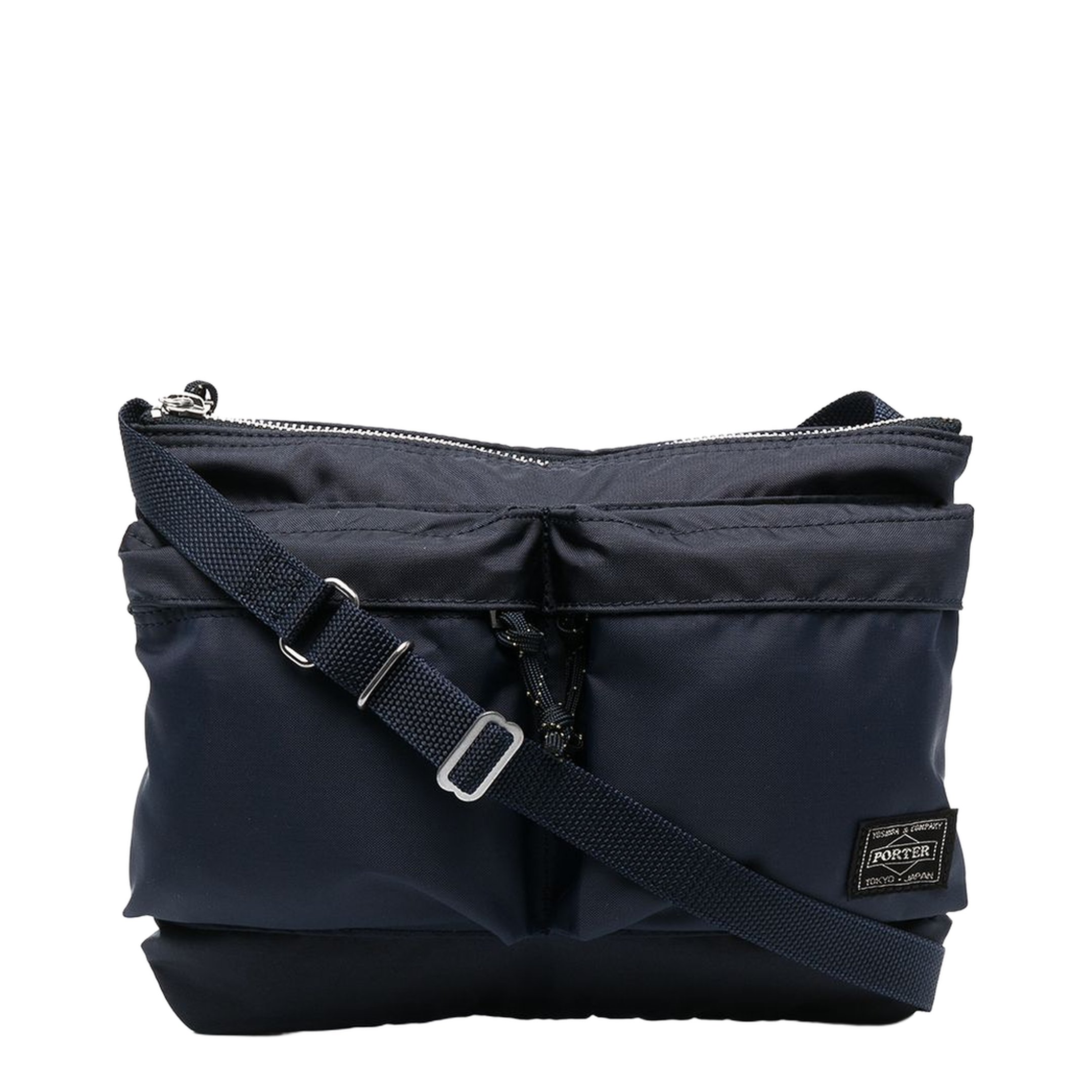 FORCE Nylon Shoulder Bag - Navy - Image 1