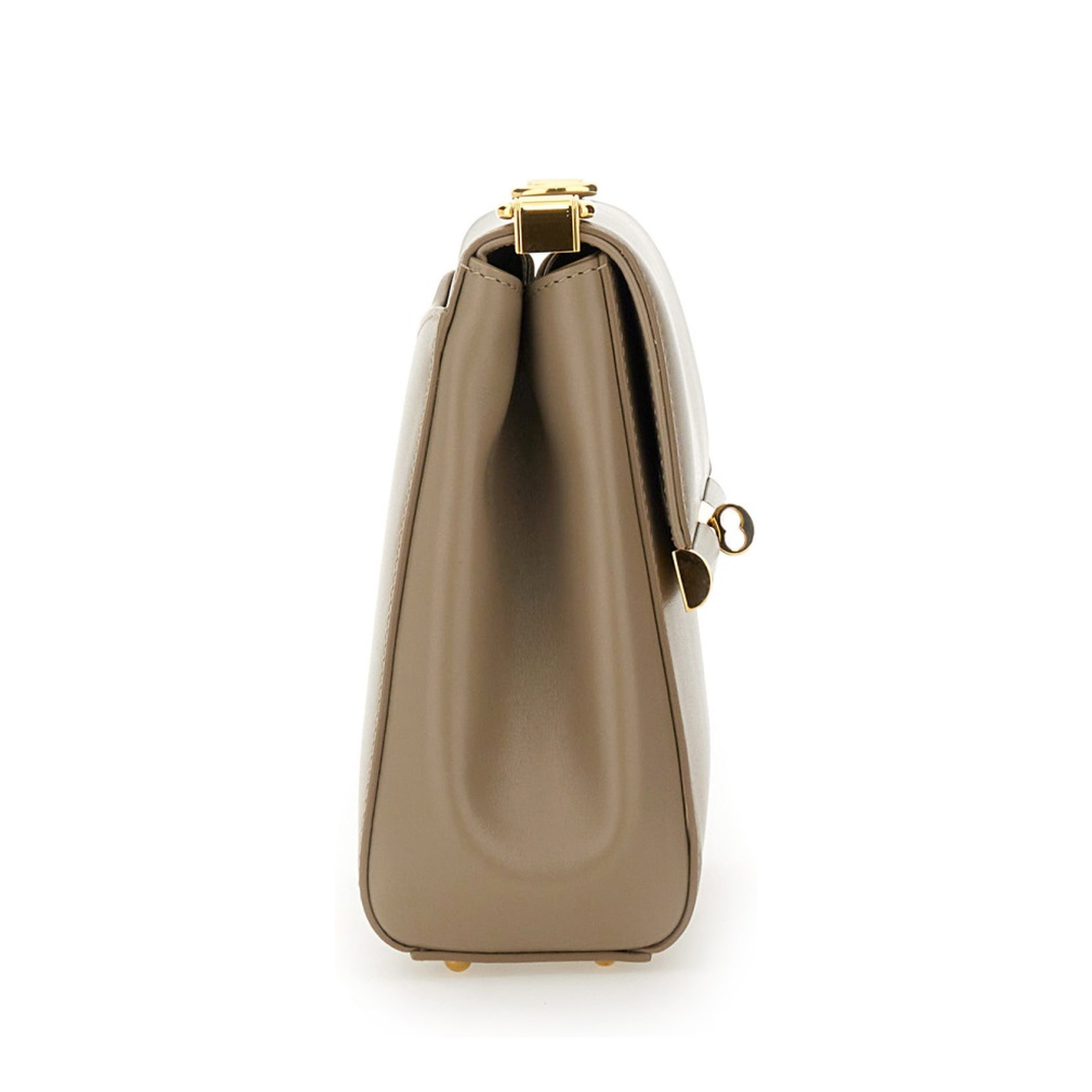 Marlene Calfskin Shoulder Bag - Beige - Image 6