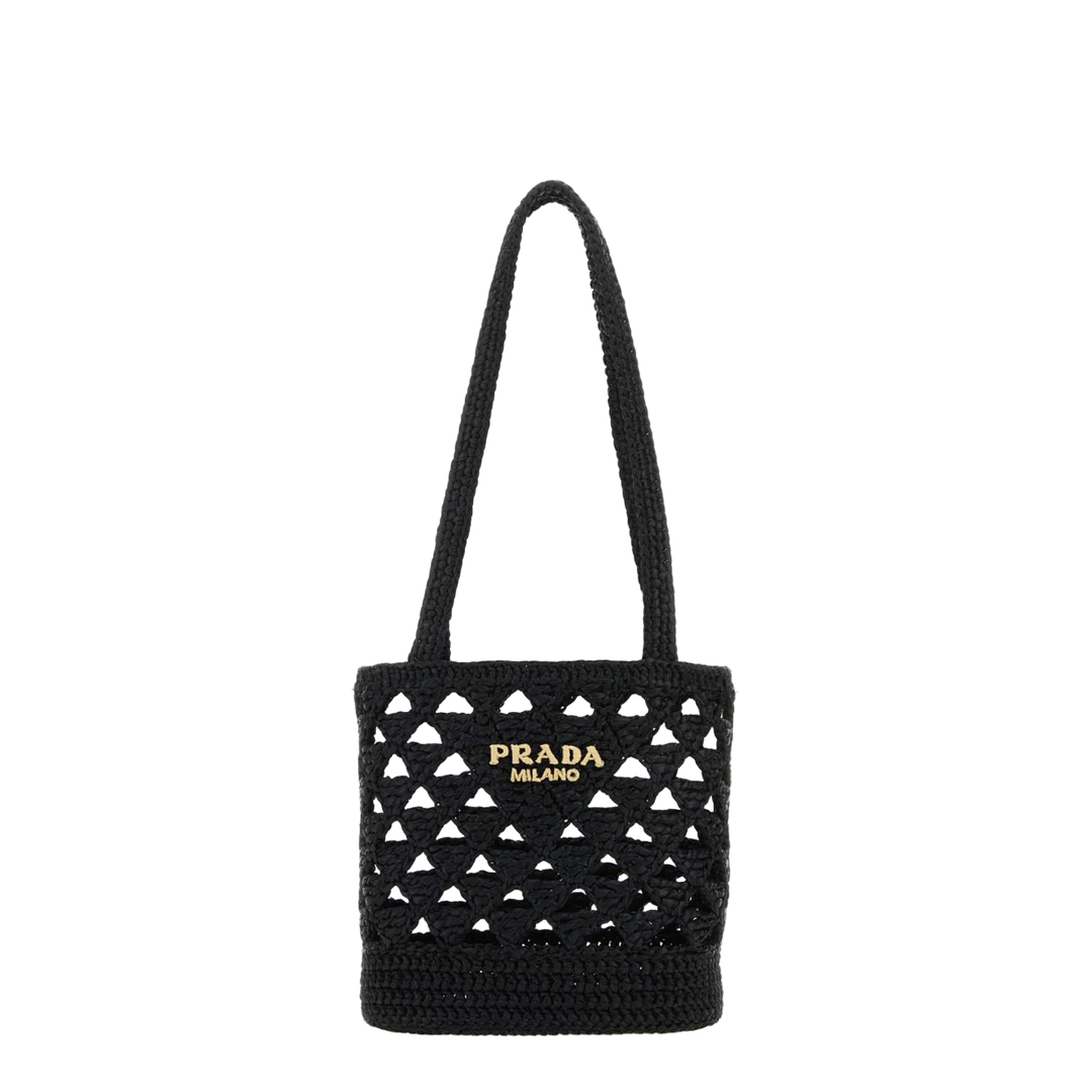 Crochet Tote Bag - Nero - Image 1