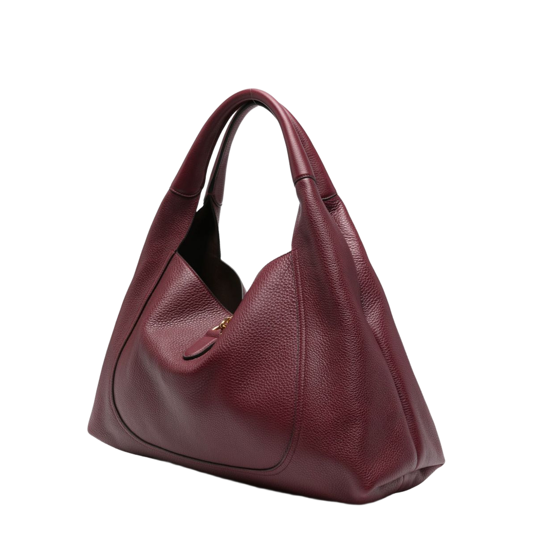 Softbit Maxi Leather Shoulder Bags - Red - Image 2