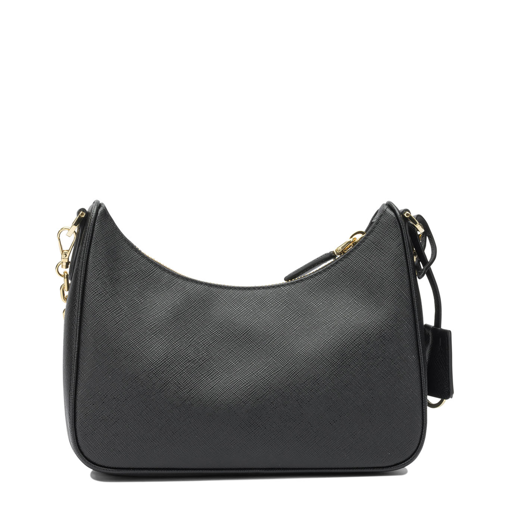Re-Edition Mini Saffiano Leather Bag - Black - Image 2