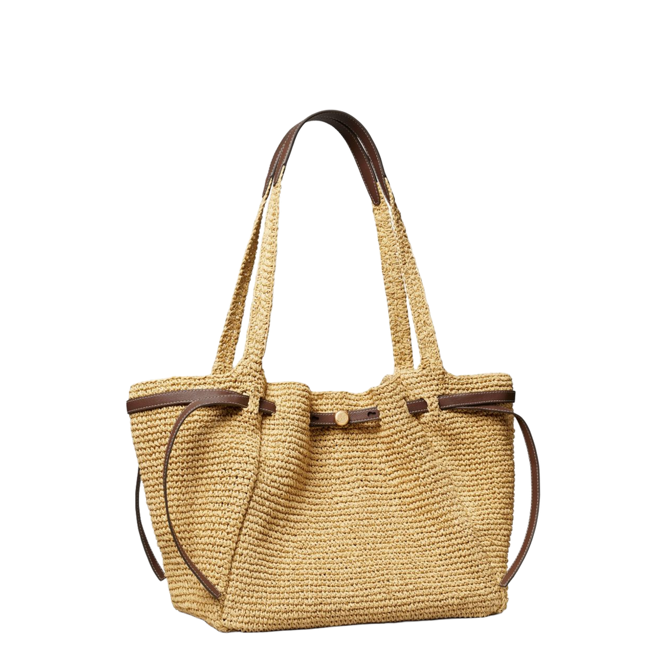 Romy Straw Tote Bags - Natural - Image 4