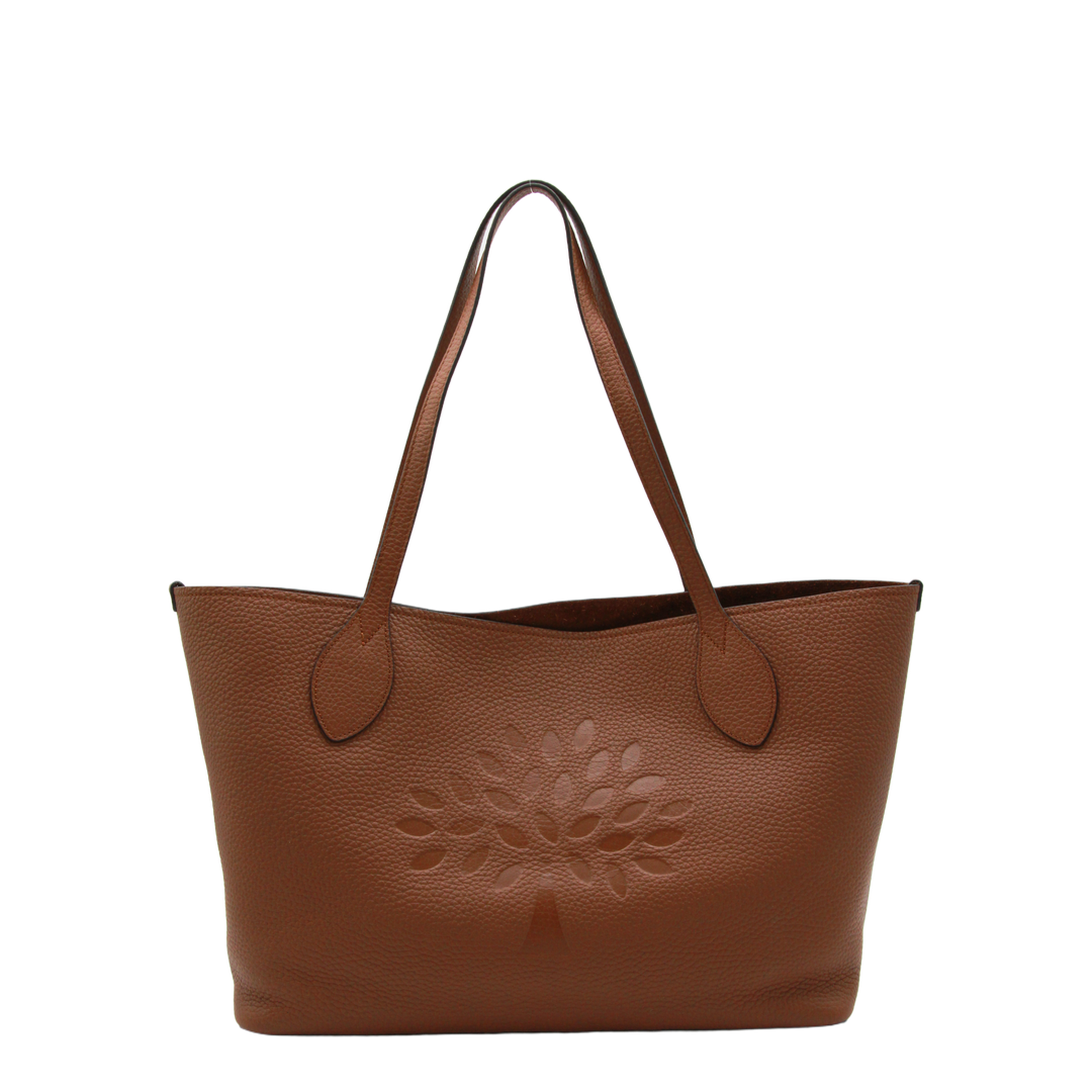 Tree Tote Heavy Grain Leather Tote - Bright Oak - Image 2