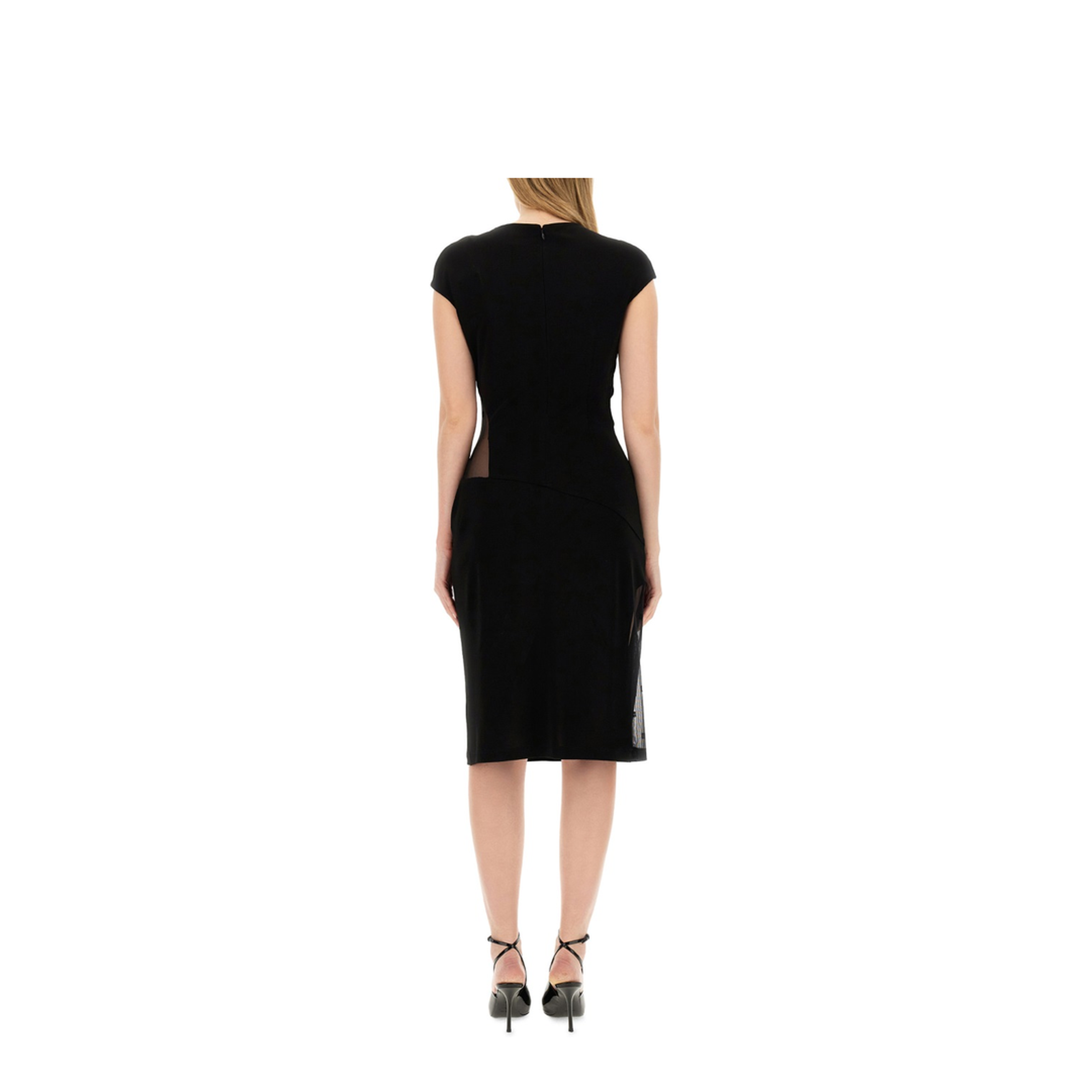 Crepe And Tulle Dress - Image 3