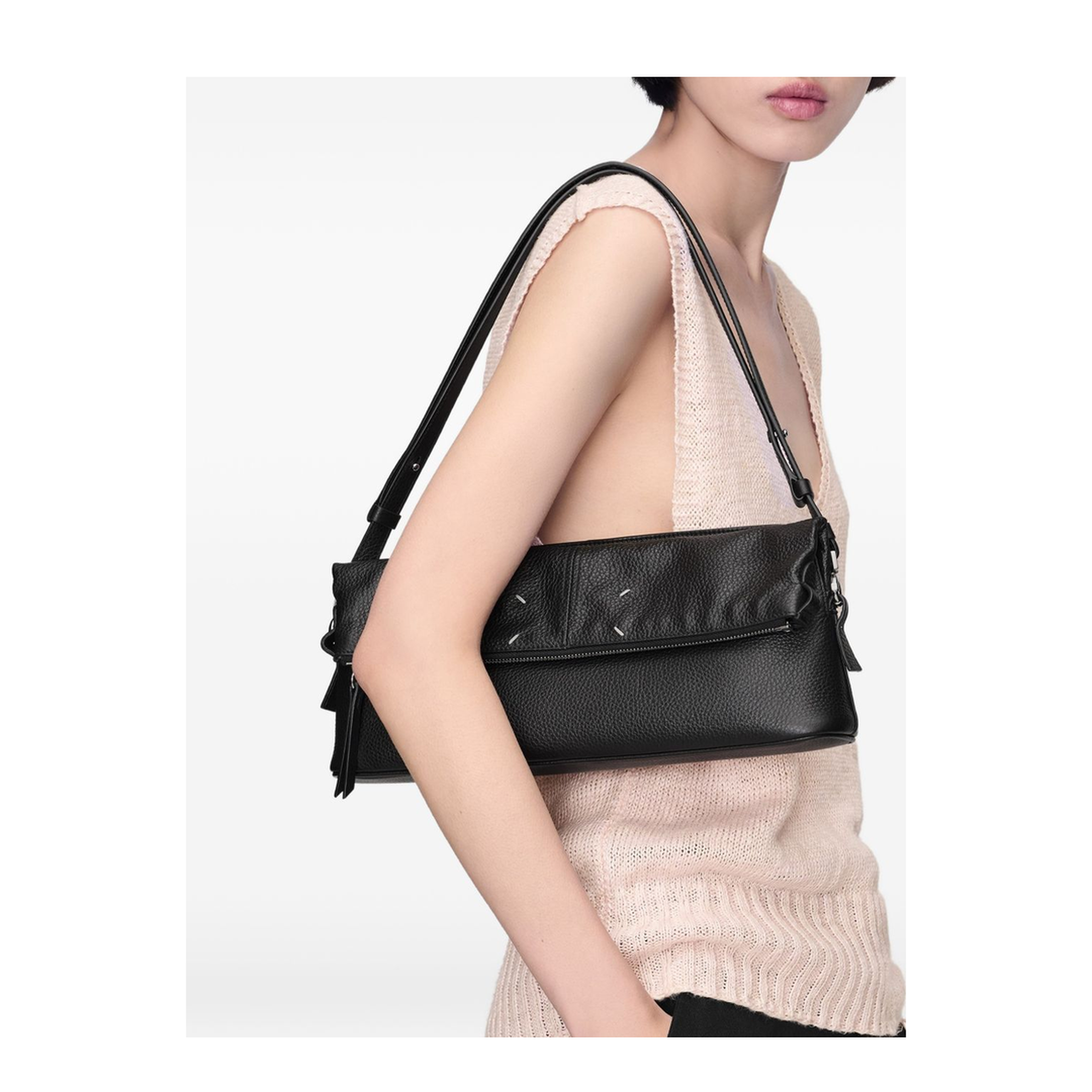 5AC Soft Calf Leather Pouch - Black/Negro - Image 4
