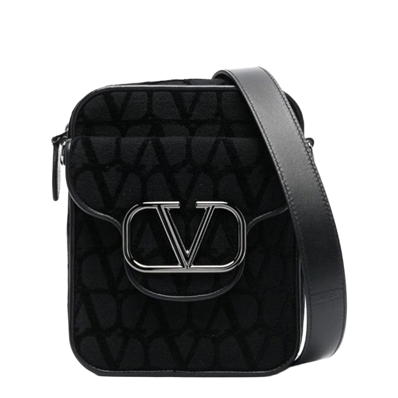 Toile Iconographe Canvas Crossbody Bag - Black - Image 3