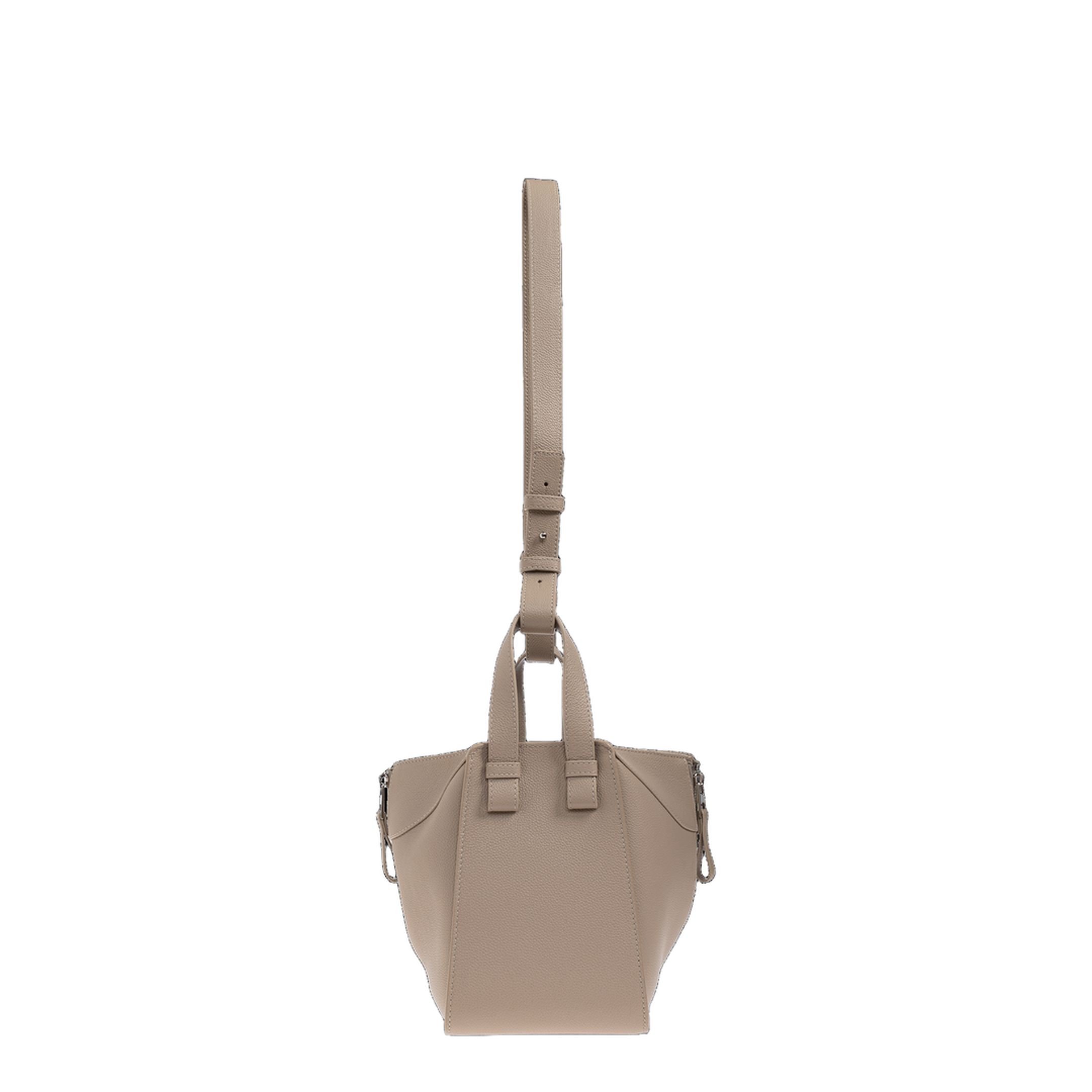 Compact Hammock Small Soft Grained Calf Handbag - Clay - Image 3
