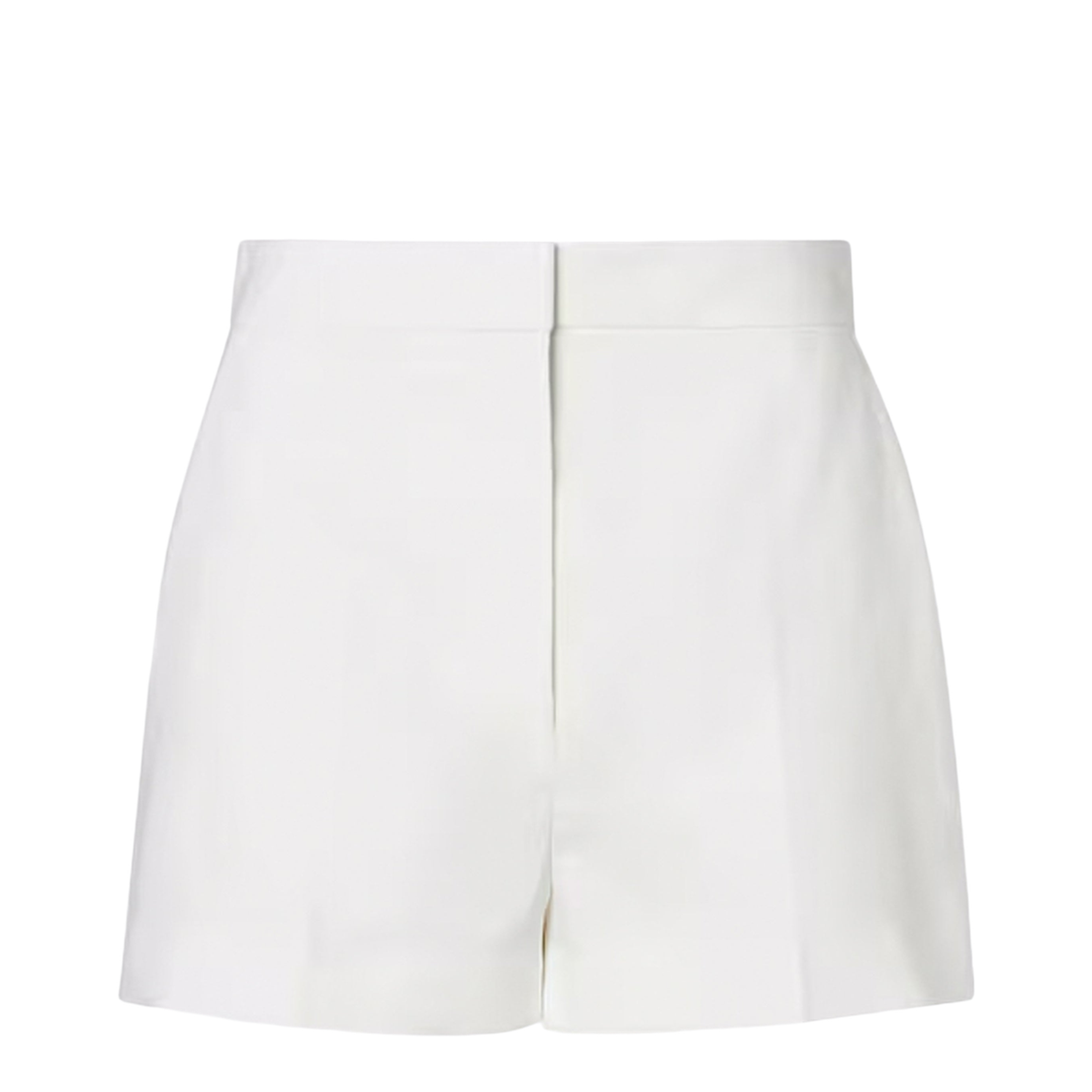 White Linen and Cotton Shorts - Image 1