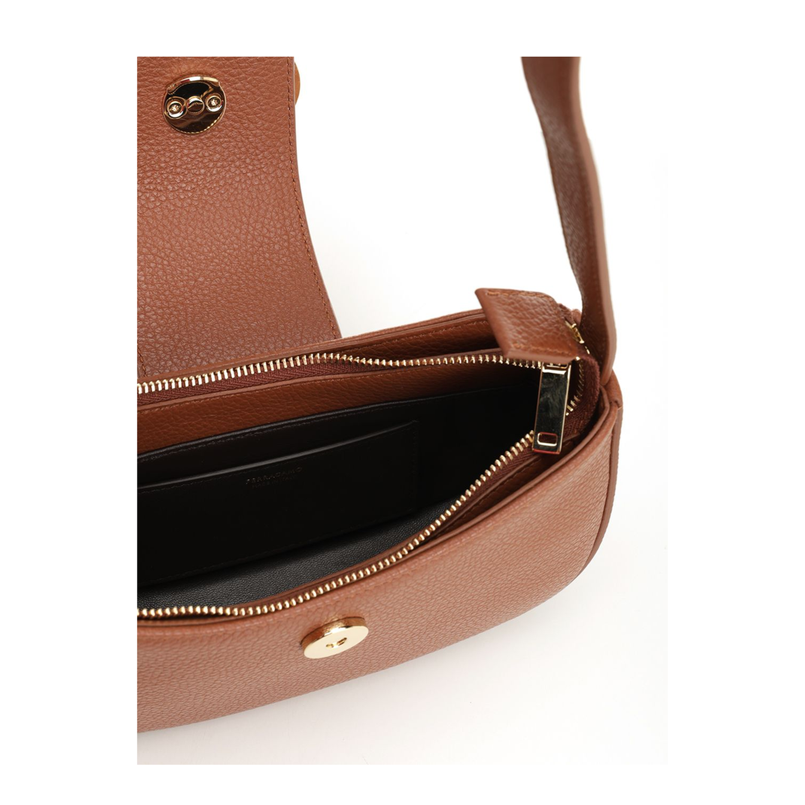 Minibag Double Gancino Small Leather Goods in White - Image 4