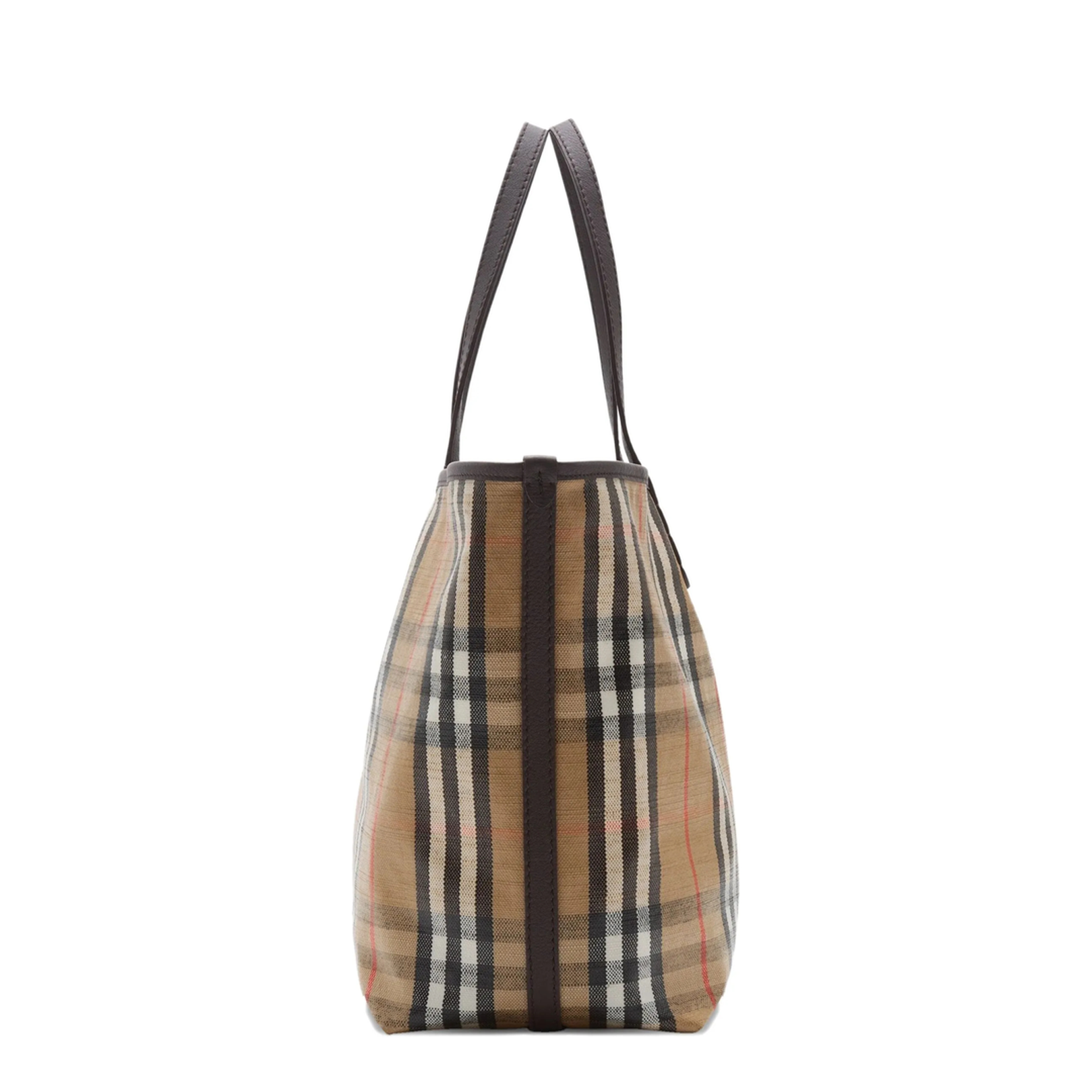 Highland Medium Checked Beige Crossbody - Image 2