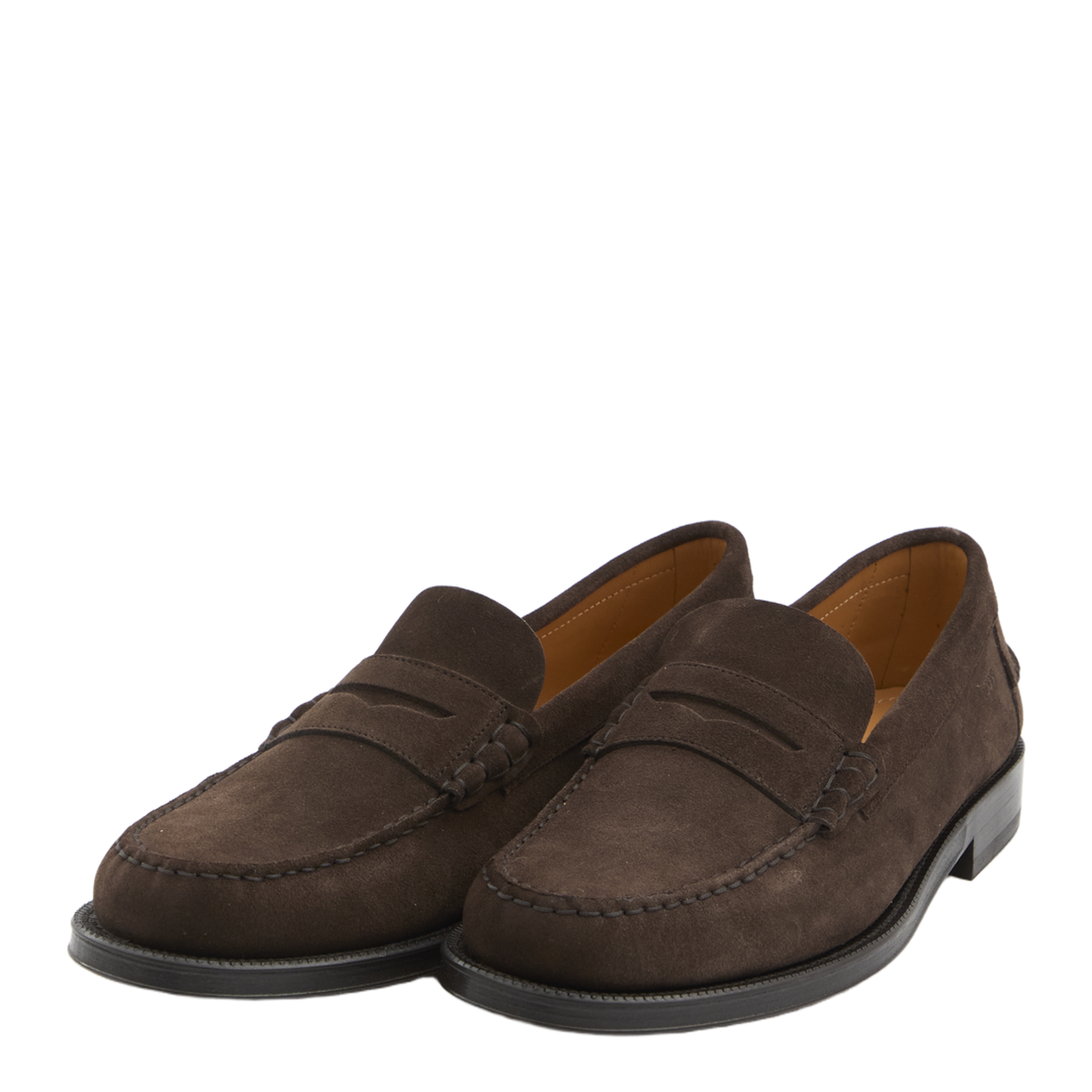 Dark Brown Suede Loafers - Image 2