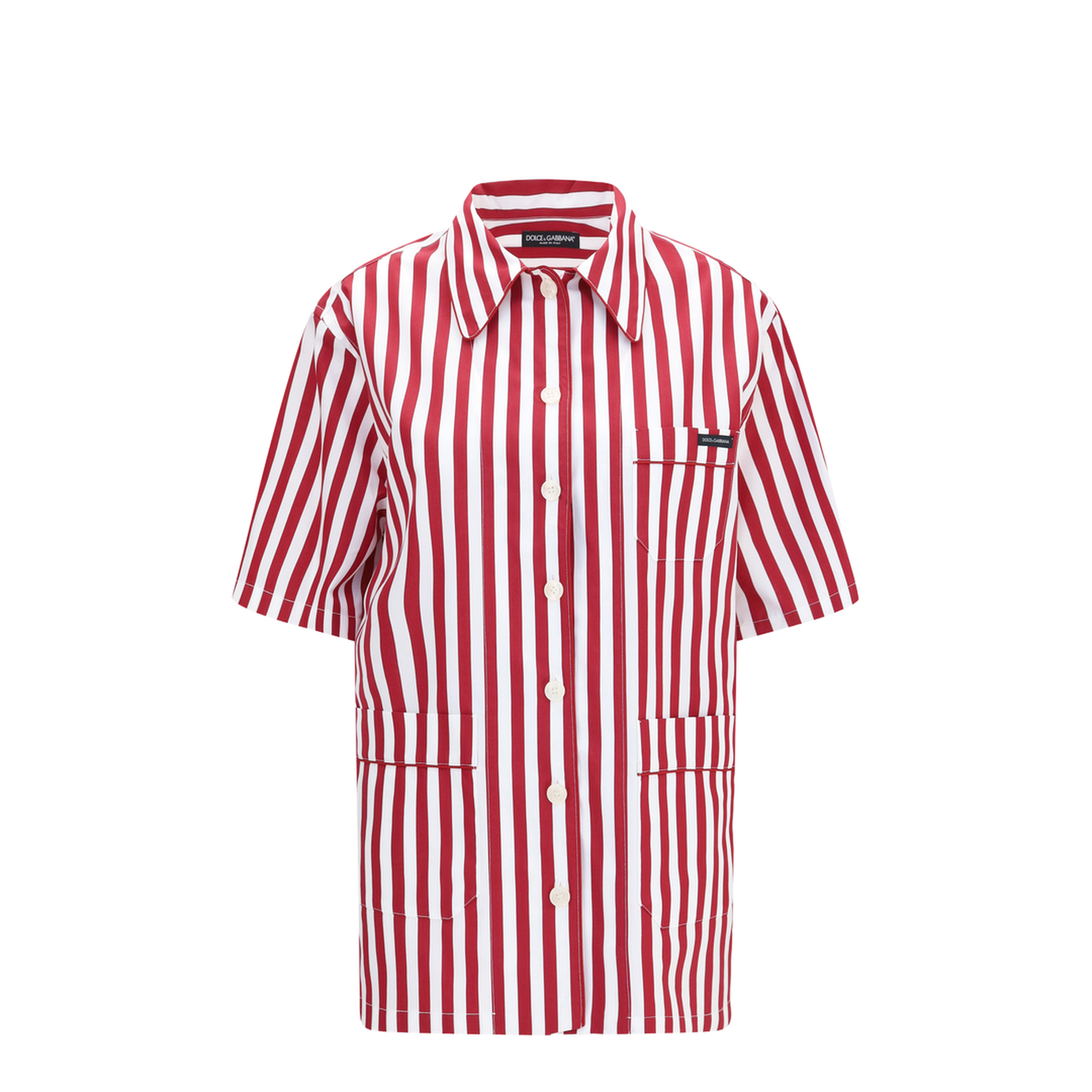 Striped Cotton Shirt - Image 1