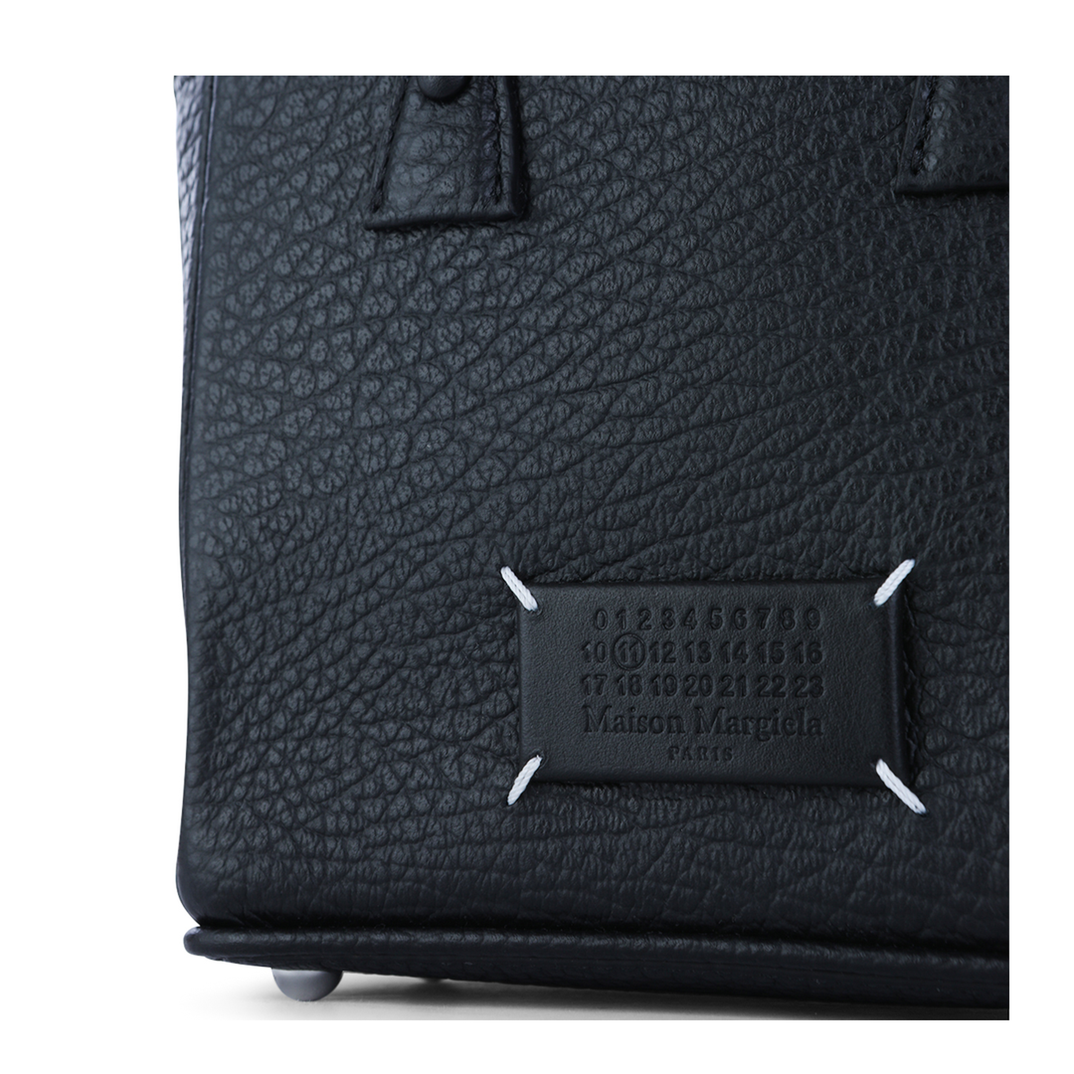 5AC Mini Calf Leather Tote - Black - Image 8