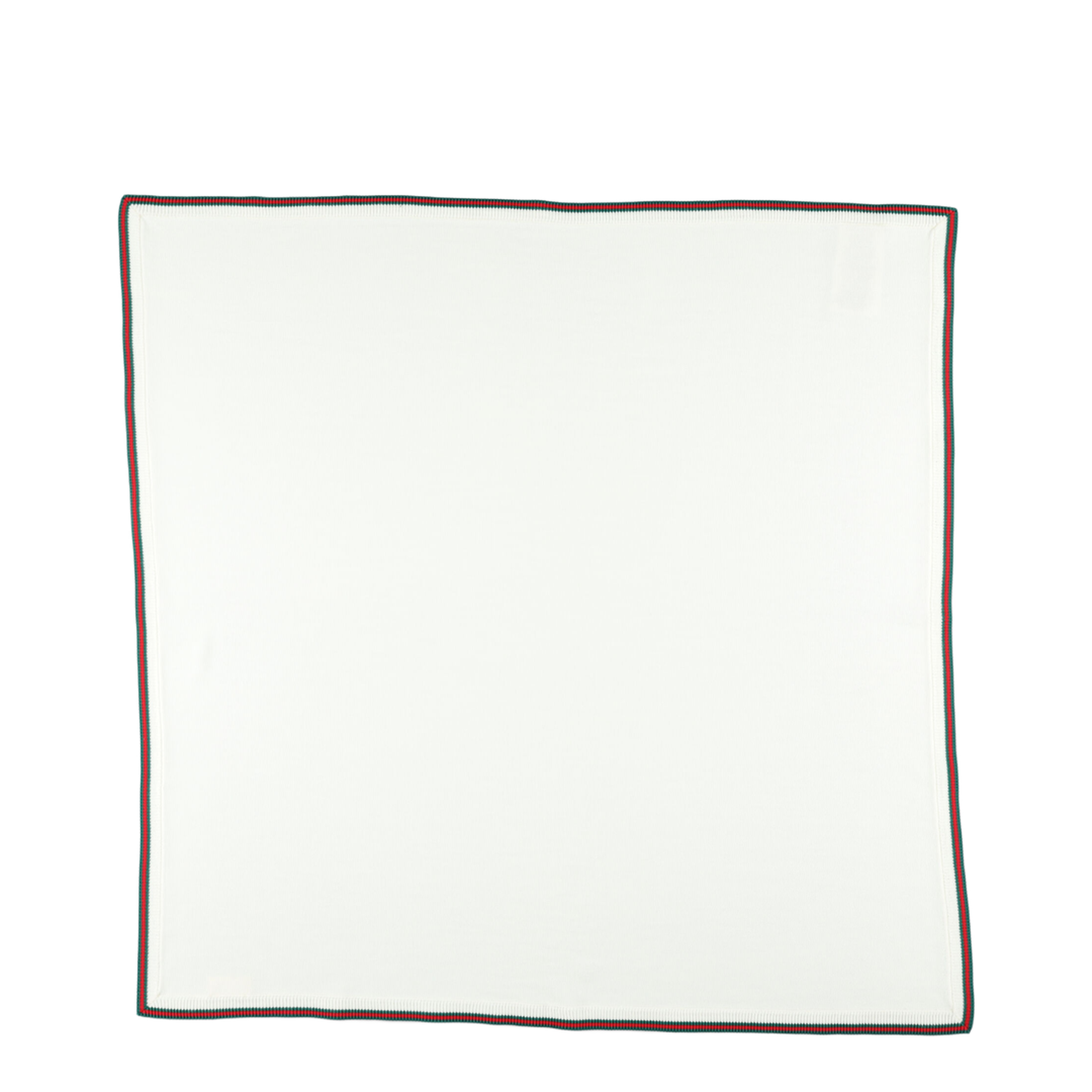 White Wool Blanket With Web Tape - Image 2